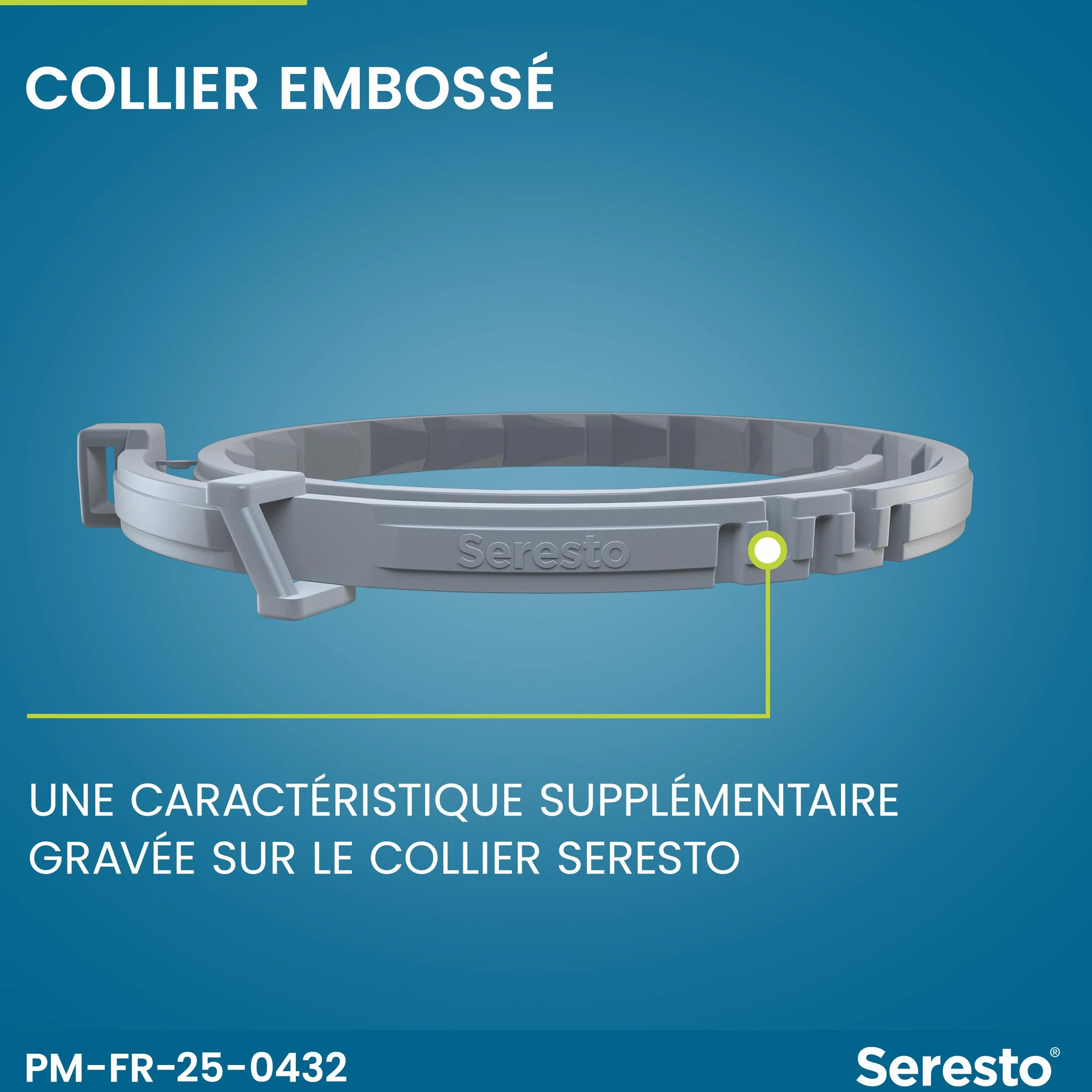 Seresto Collier Petits Chiens – Anti puces et anti tiques pour chiens moins de 8 kg – Protection 7-8 mois, réduit leishmaniose – Gris