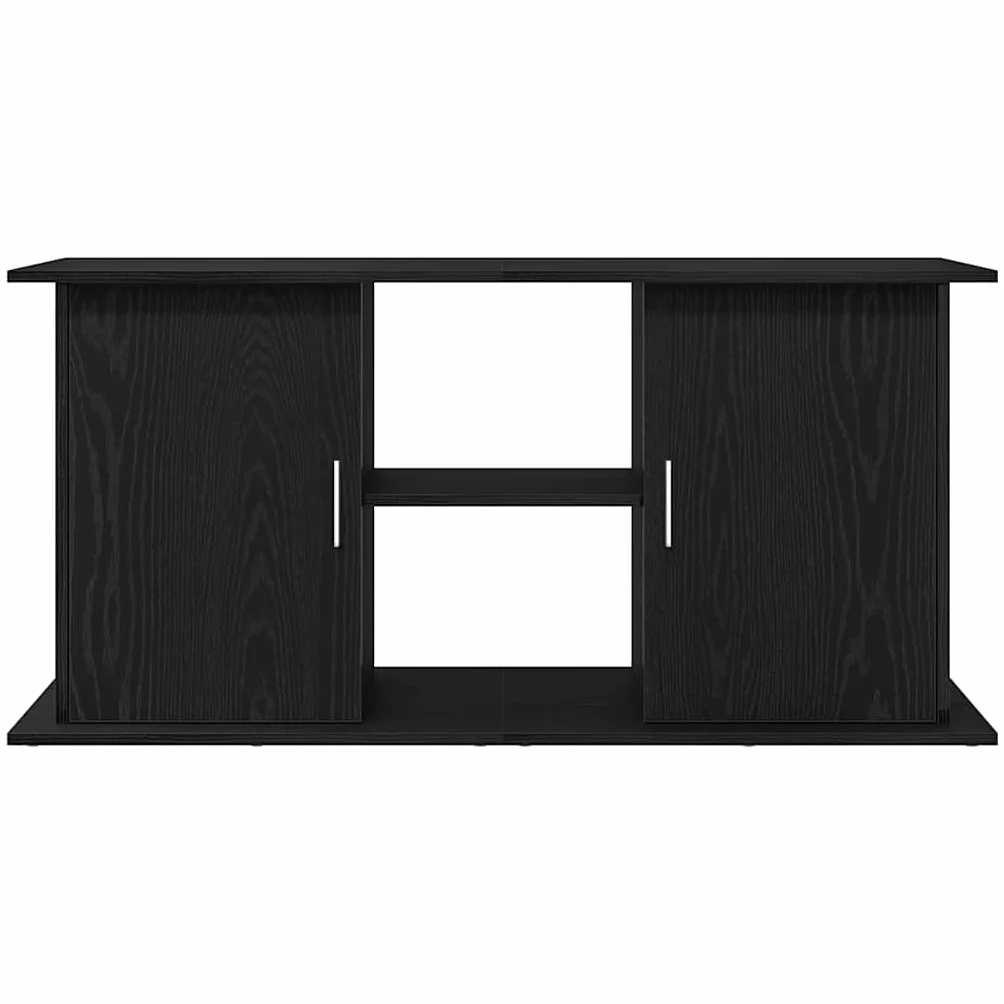VidaXL Support d'Aquarium Chêne Noir 121x41x58 cm Bois d'Ingénierie