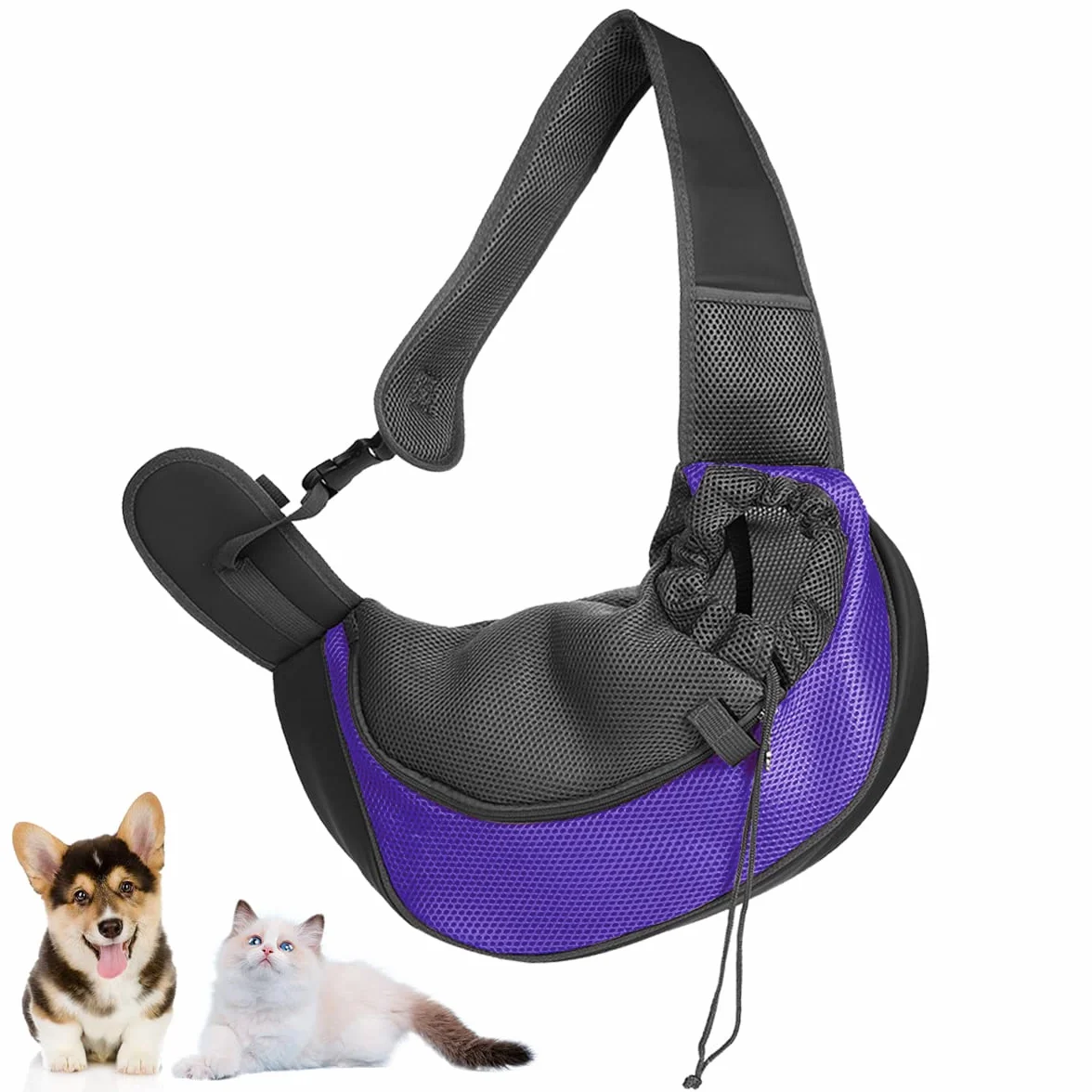 Sac à Dos de Transport Souples pour Animaux de Compagnie Chat Chien