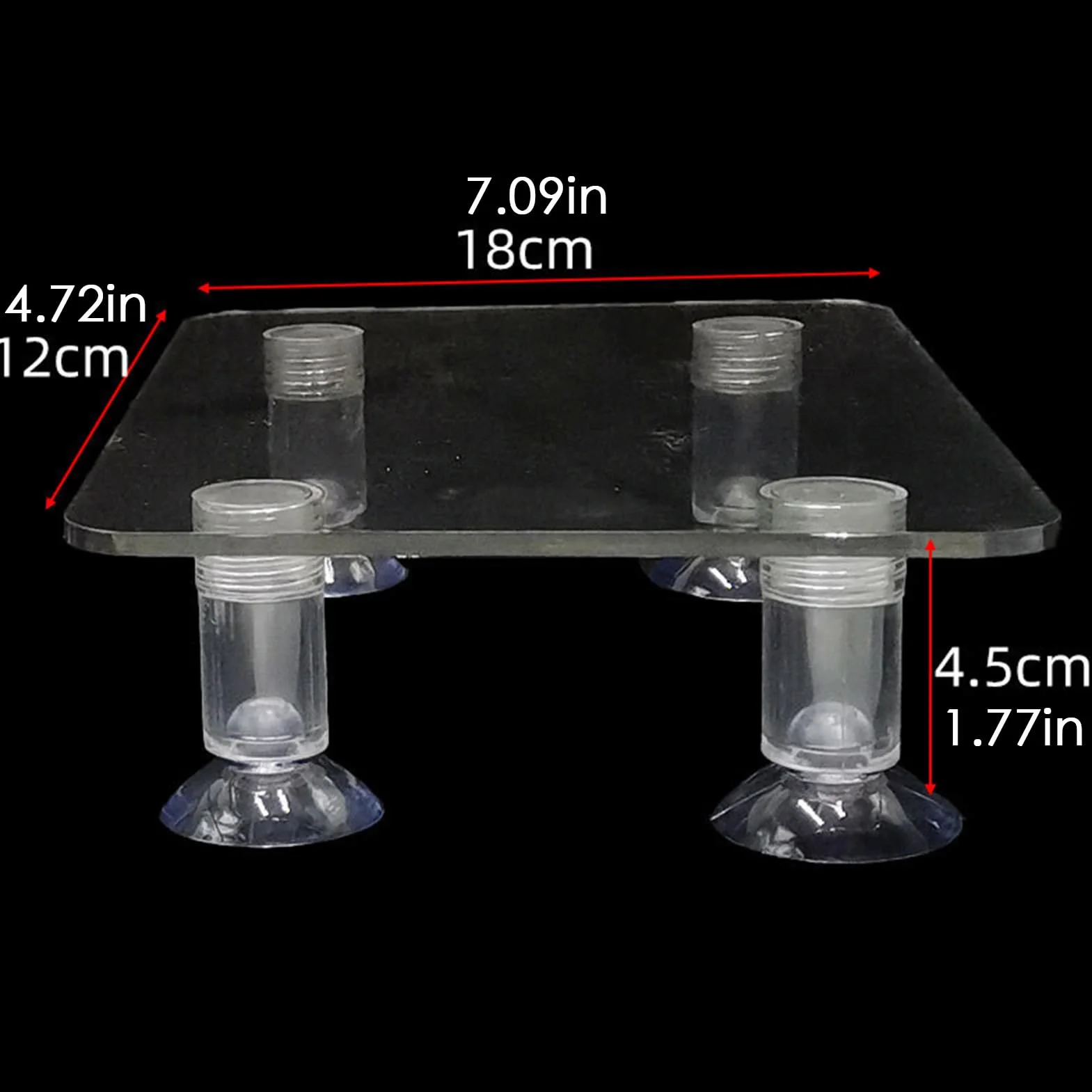 Support de pompe d'aquarium anti-vibration réglable stable