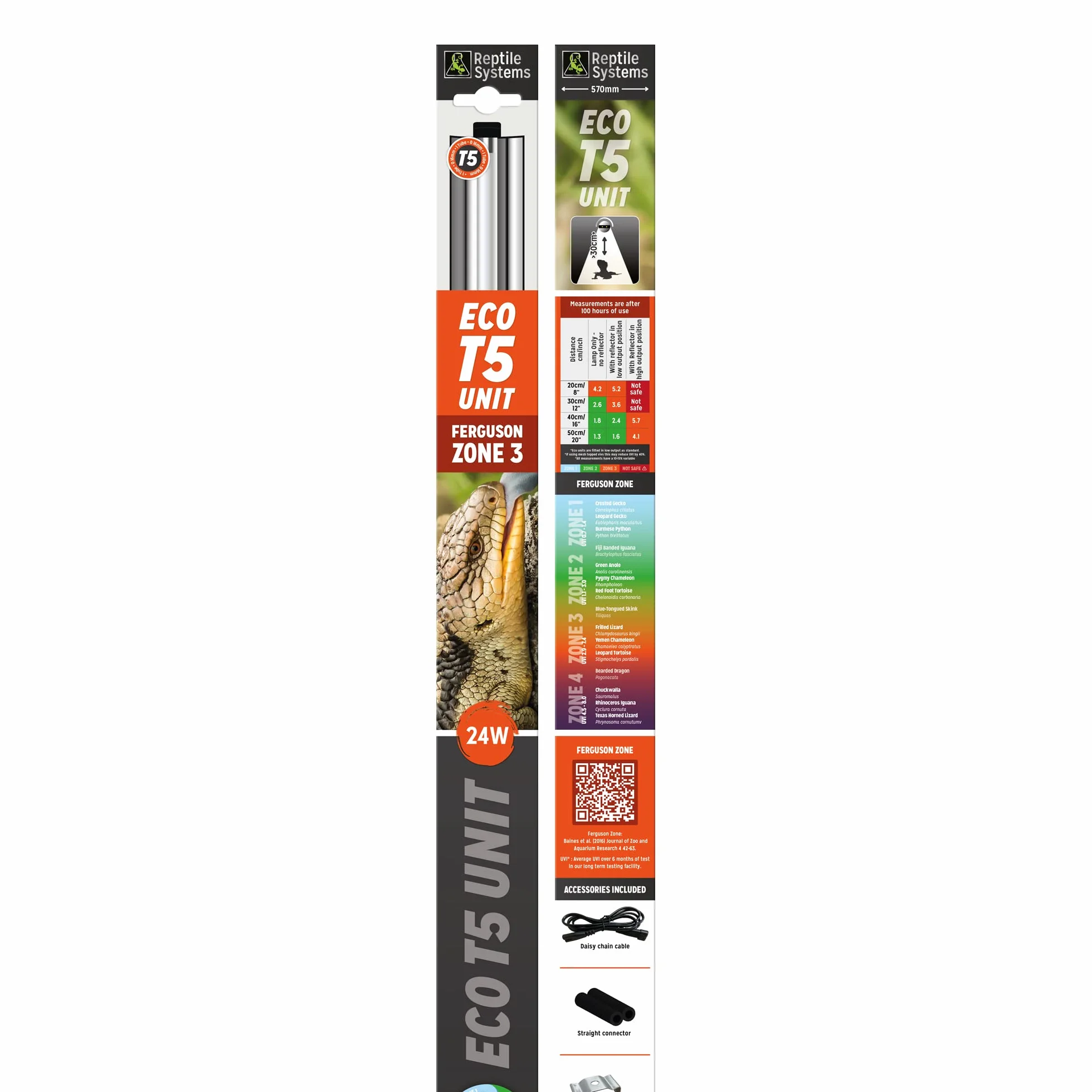 Reptile Systems Eco T5 24W Zone 3