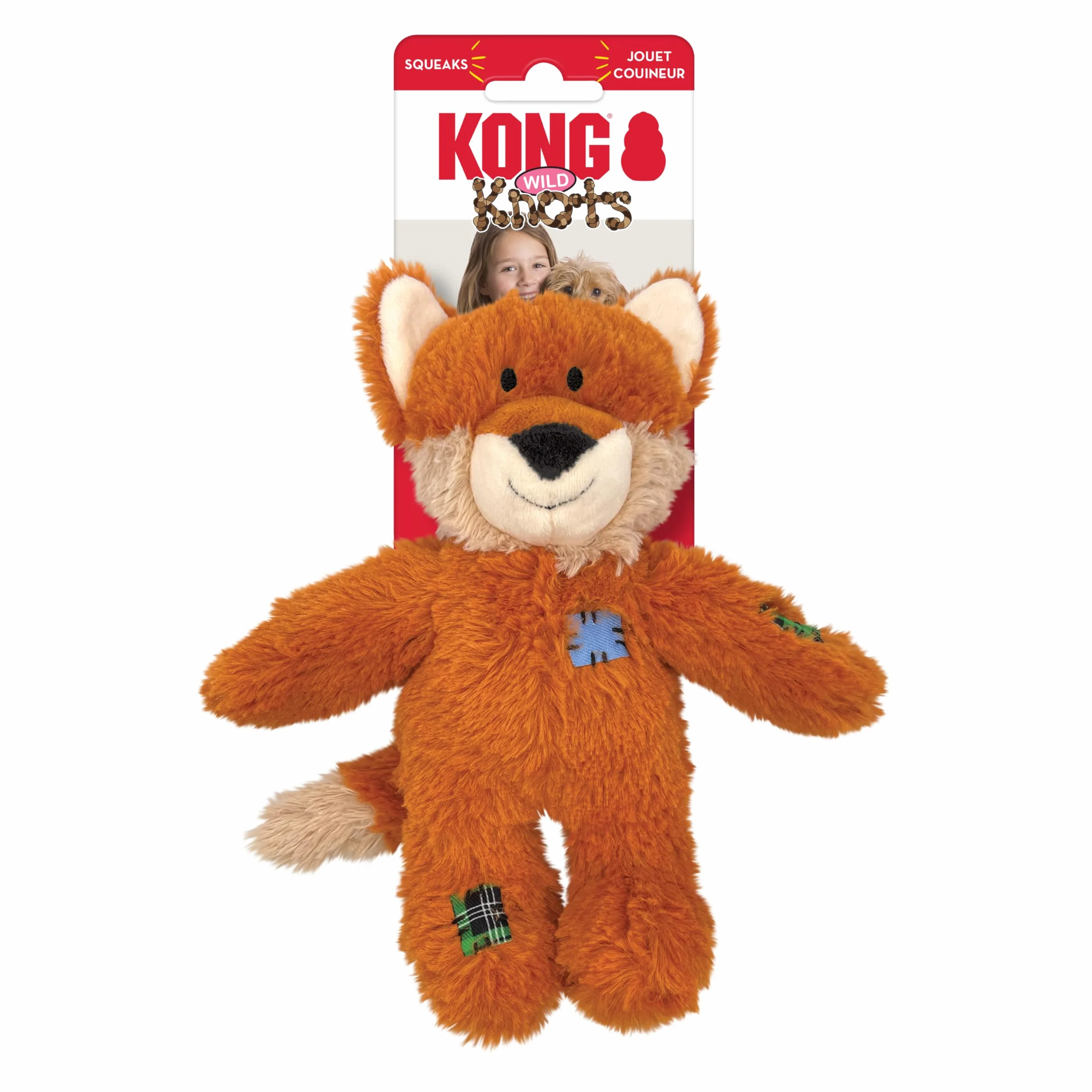 Kong Company Jouet pour Chien Renard SM/MD