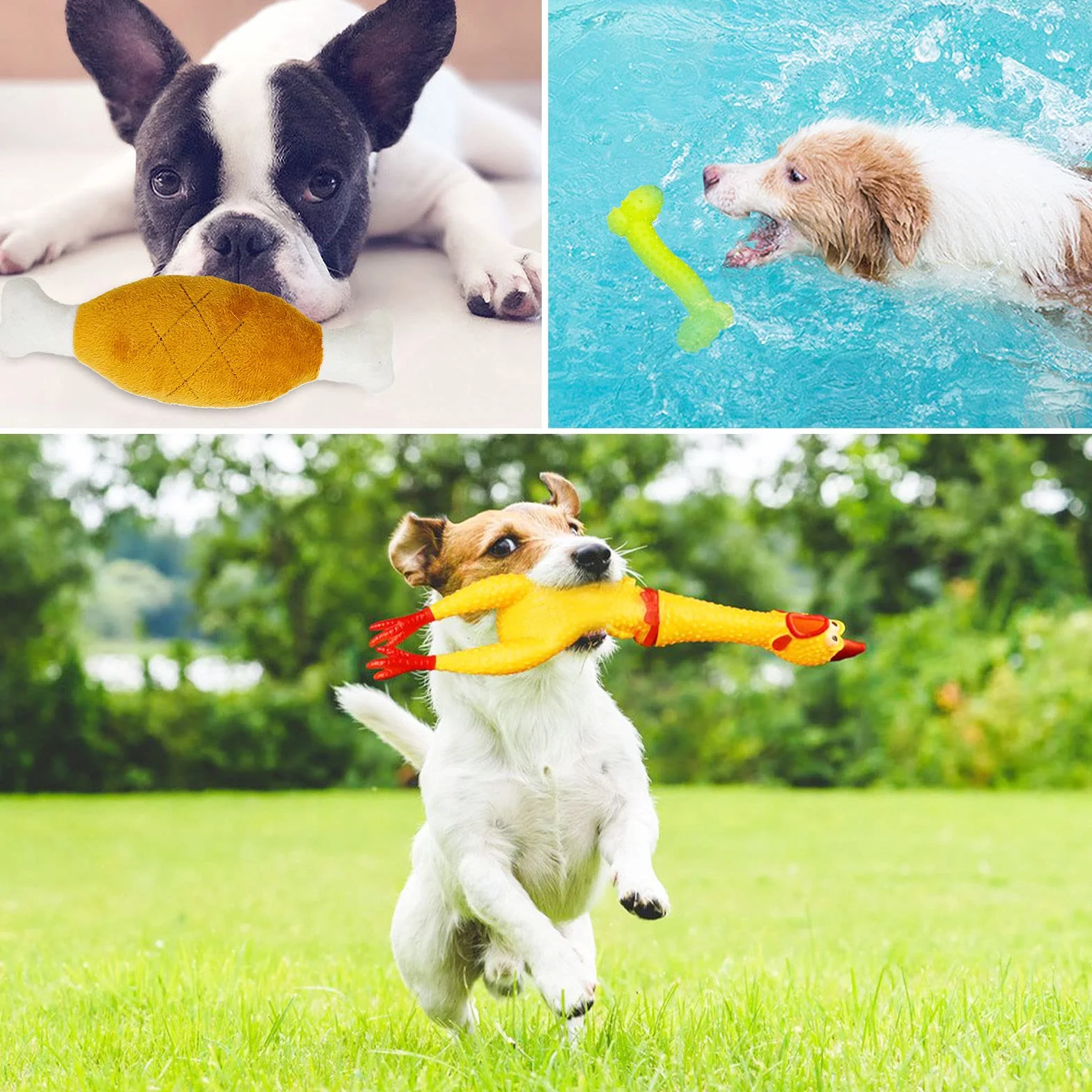 MAISITOO Ensemble Lot de 19 PCS Jouet à Mâcher Corde pour Chien Balle, Jouet Interactif pour Nettoyage de Dents Molaires