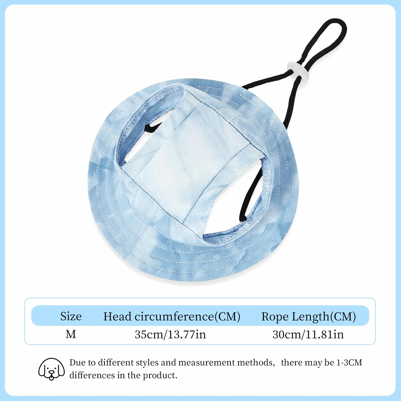 Chien Chapeau de Sport Élégant, Casquette de Baseball pour Chats Protection Solaire, Chapeau de Soleil pour Chiens Ajustable, Casquette de Soleil pour Petits Chiens, Chiots, Chats (Bleu, M)