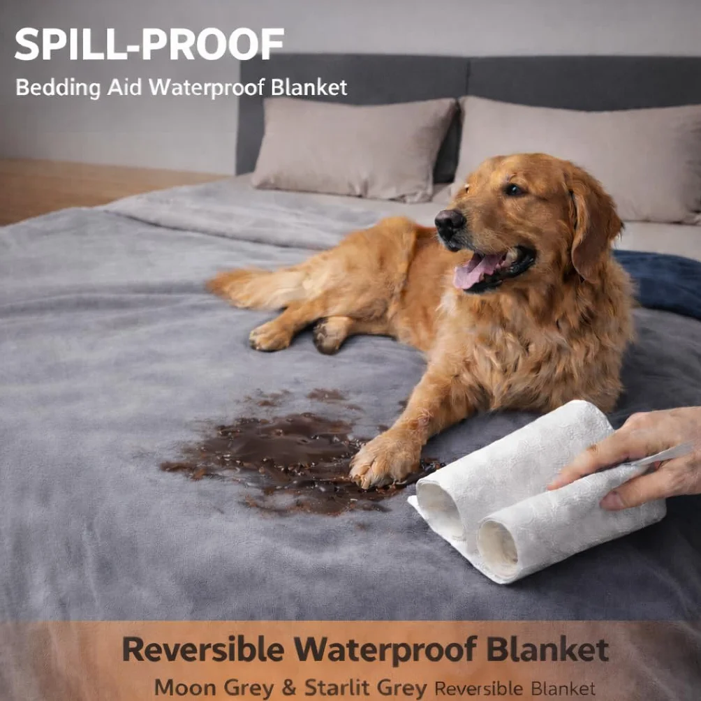 Couverture Imperméable Anti Pipi Chat Protege Canape