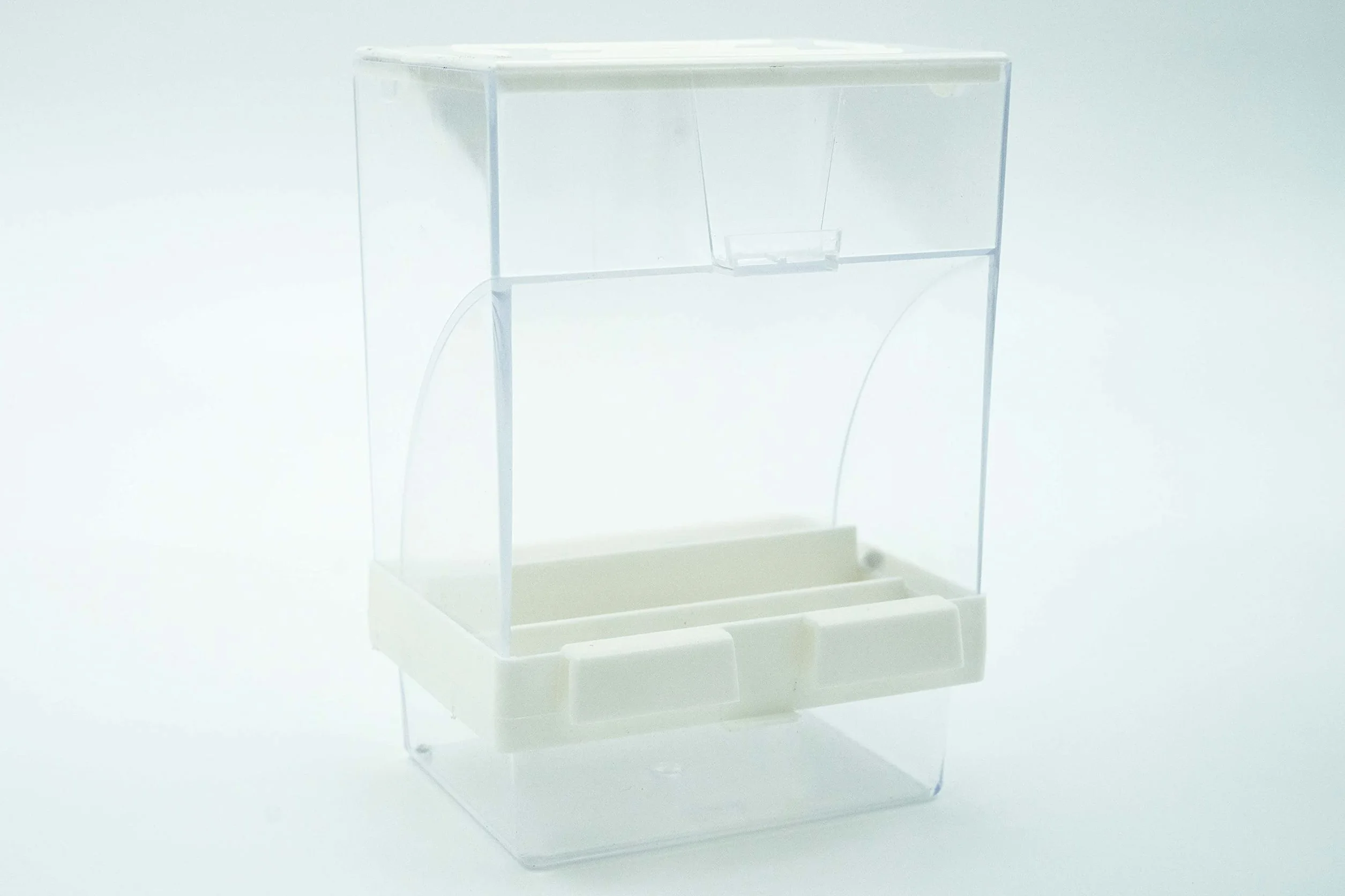 Mangeoire Oiseaux Anti-Gaspillage 10.5x8.2x14.5cm avec Bac de Récupération des Graines et Tiroir à Déchets