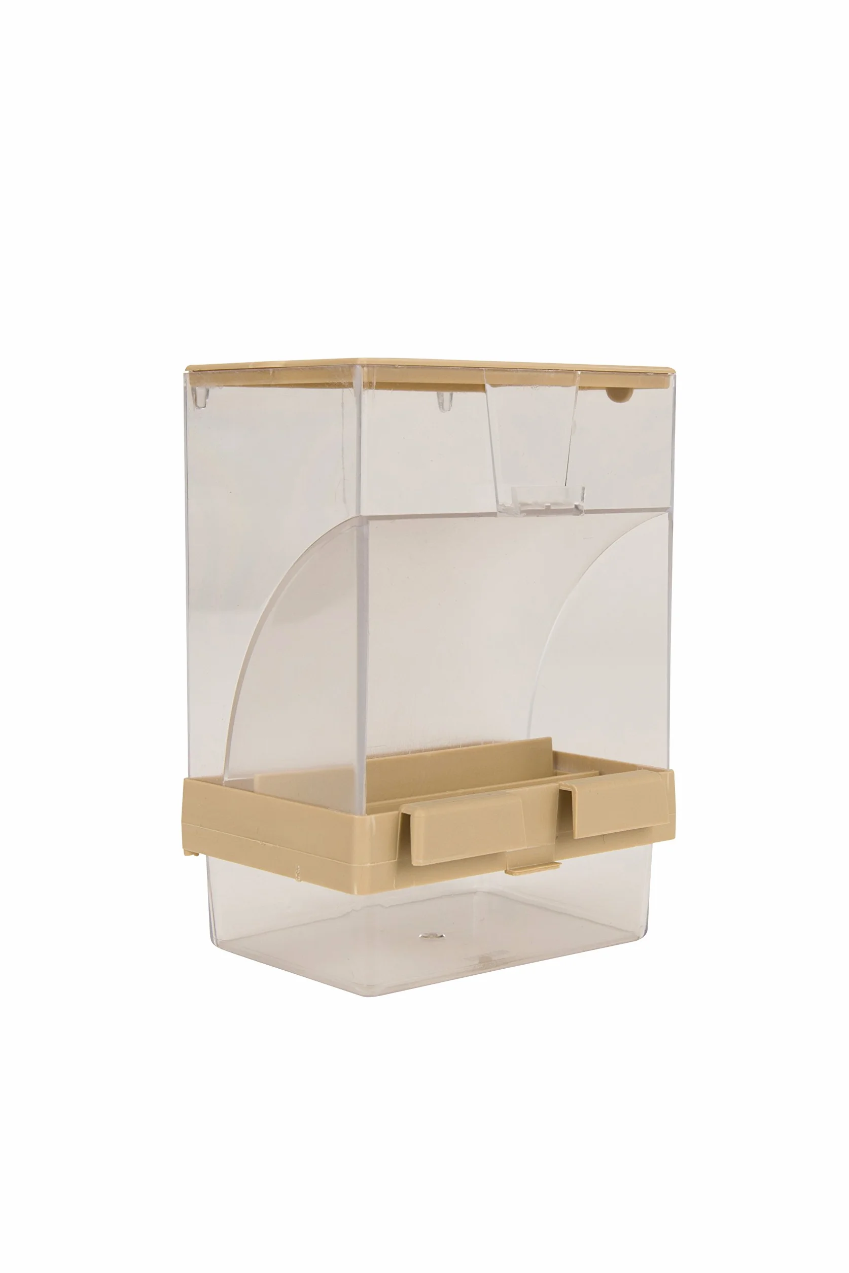 Mangeoire Oiseaux Anti-Gaspillage 10.5x8.2x14.5cm avec Bac de Récupération des Graines et Tiroir à Déchets