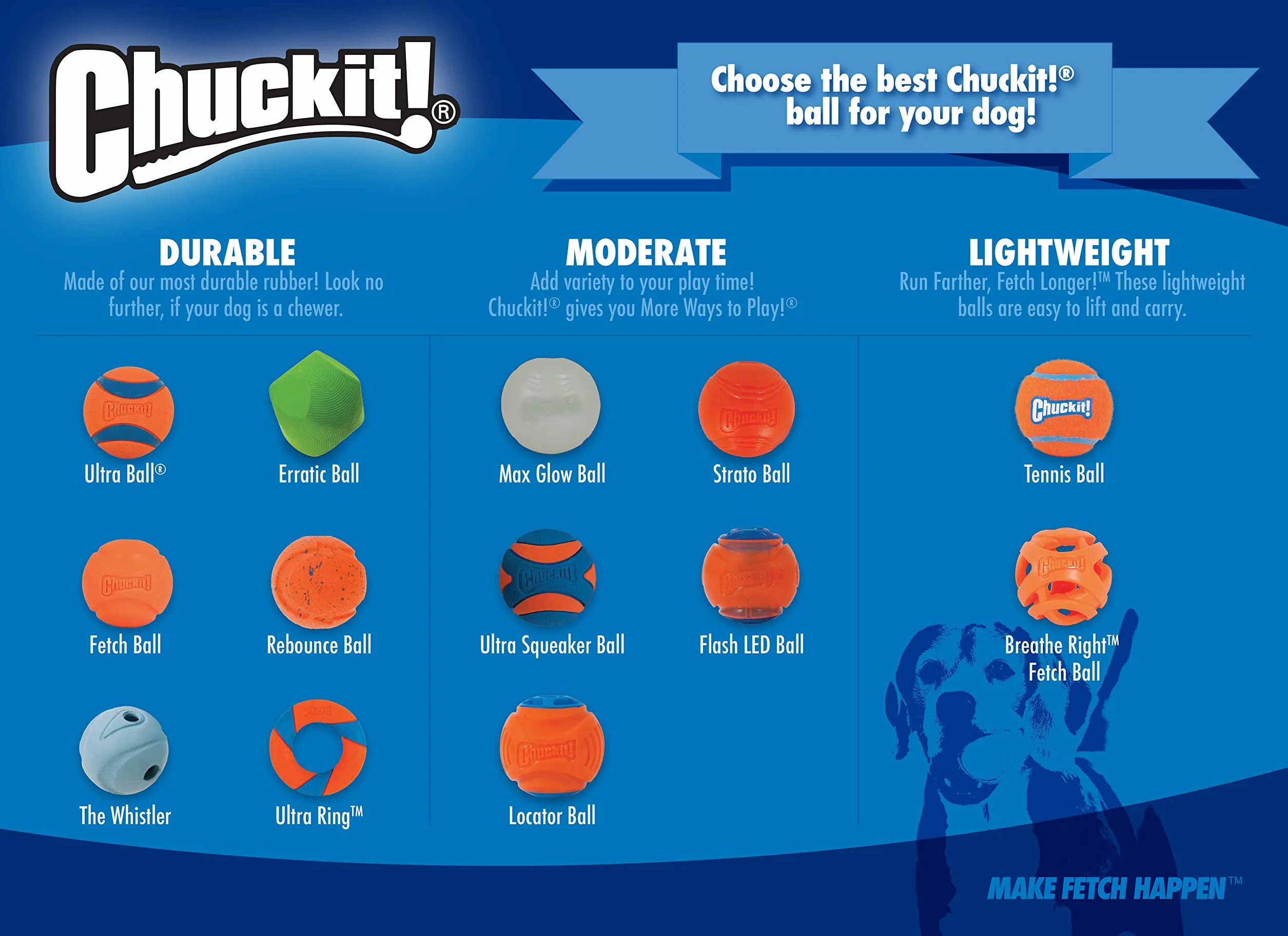 Chuckit! Max Glow Medium 1-Pack