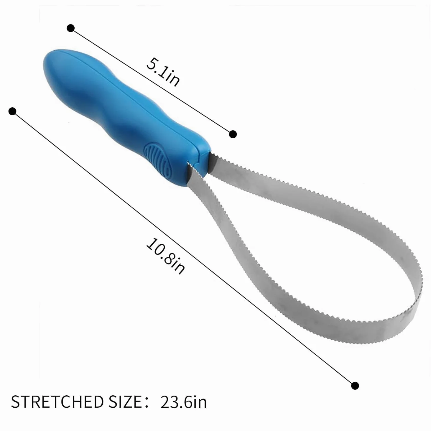 Lame double face pour chien - Pour tous les types de pelage de chien - Brosse avec lame en acier inoxydable