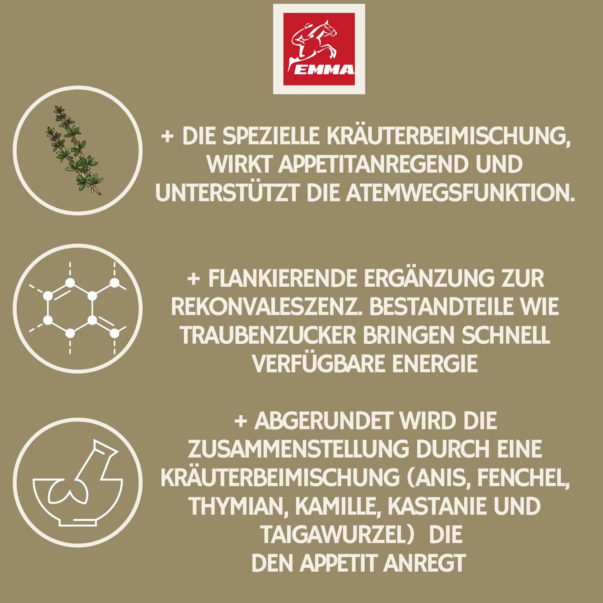 Emma Sirop la toux Cheval - Elixir Herbes Liquide 1L fenouil thym bronchiques remède