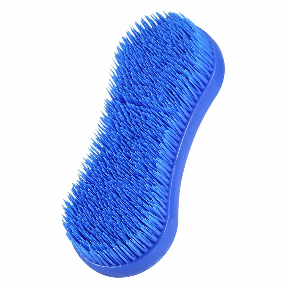 CHICIRIS Brosse de Nettoyage en Silicone pour Chevaux, Outil de Toilettage équestre, Légère et Portable