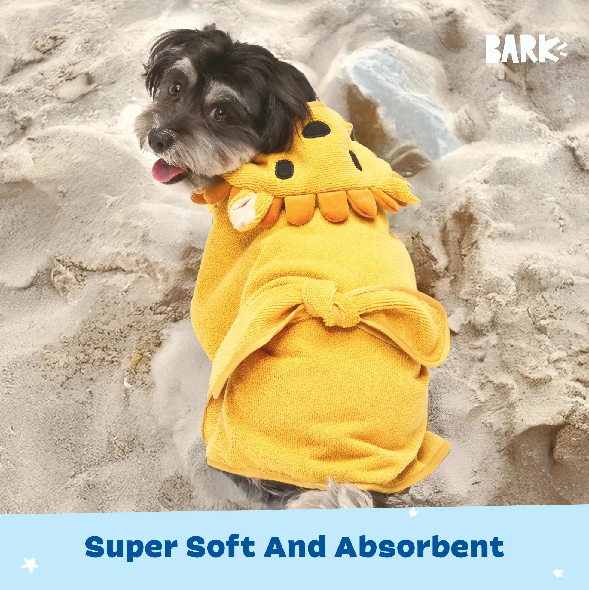 Serviette absorbante pour Chien – Peignoir à Capuche séchage Rapide pour Bain et Plage – Luxueux et Doux – Toutes Races