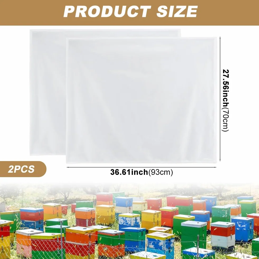 Sacs de transport en maille pour ruche polyester durable avec cordon de serrage sécurisé