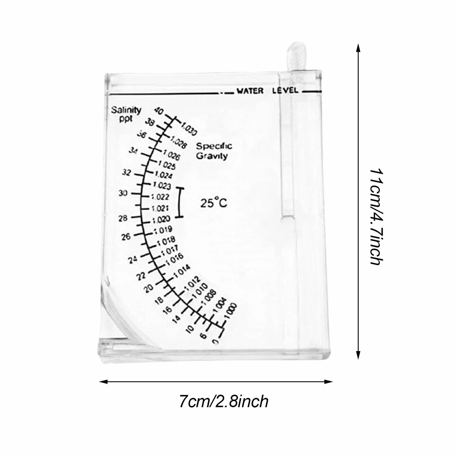 Hydromètre Automatique Précision Testeur Salinité pour Aquarium Eau de Mer