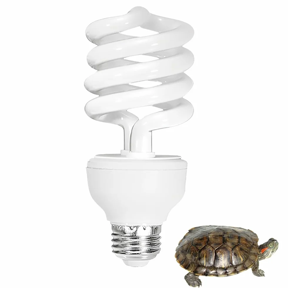 Ampoule UVB 26W UVA UVB 10.0 E27 pour Reptiles Lampe Fluorescente Compacte Terrarium