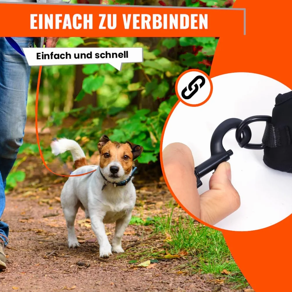 Laisse longue pour chiens Biothane 3 m 5 m 10 m 15 m 20 m