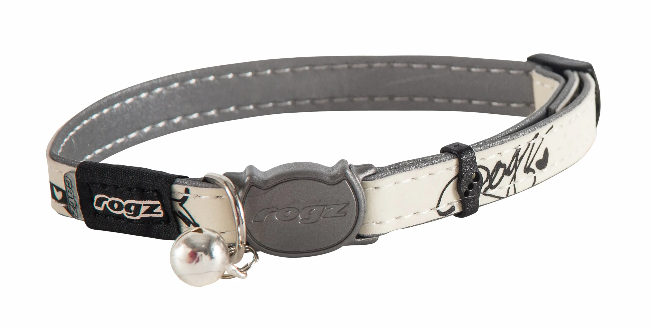 Rogs CATZ GlowCat Collier pour Chat Black