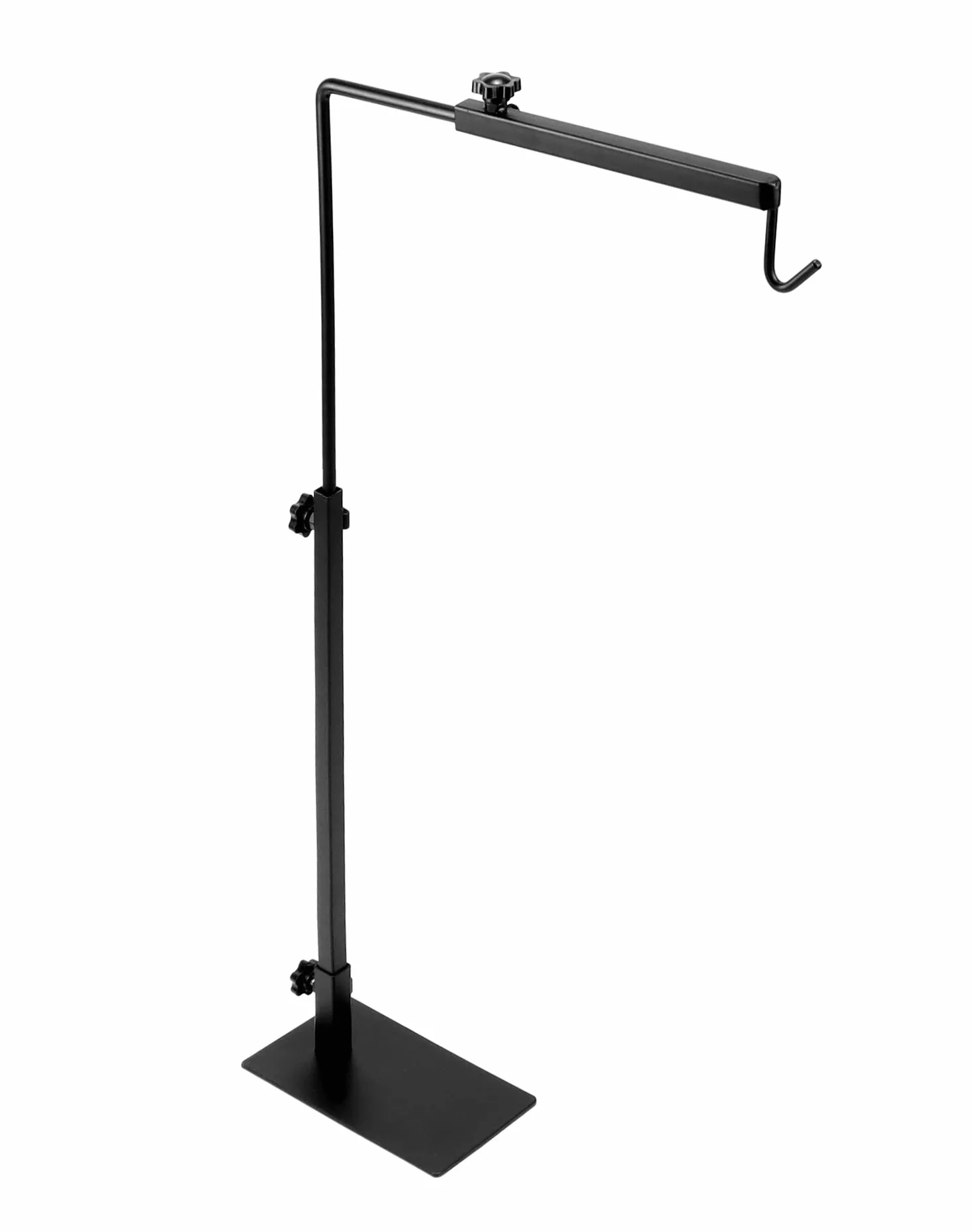 QWORK Support de Lampe Chauffante Reptile Réglable 38-64cm 20-30cm