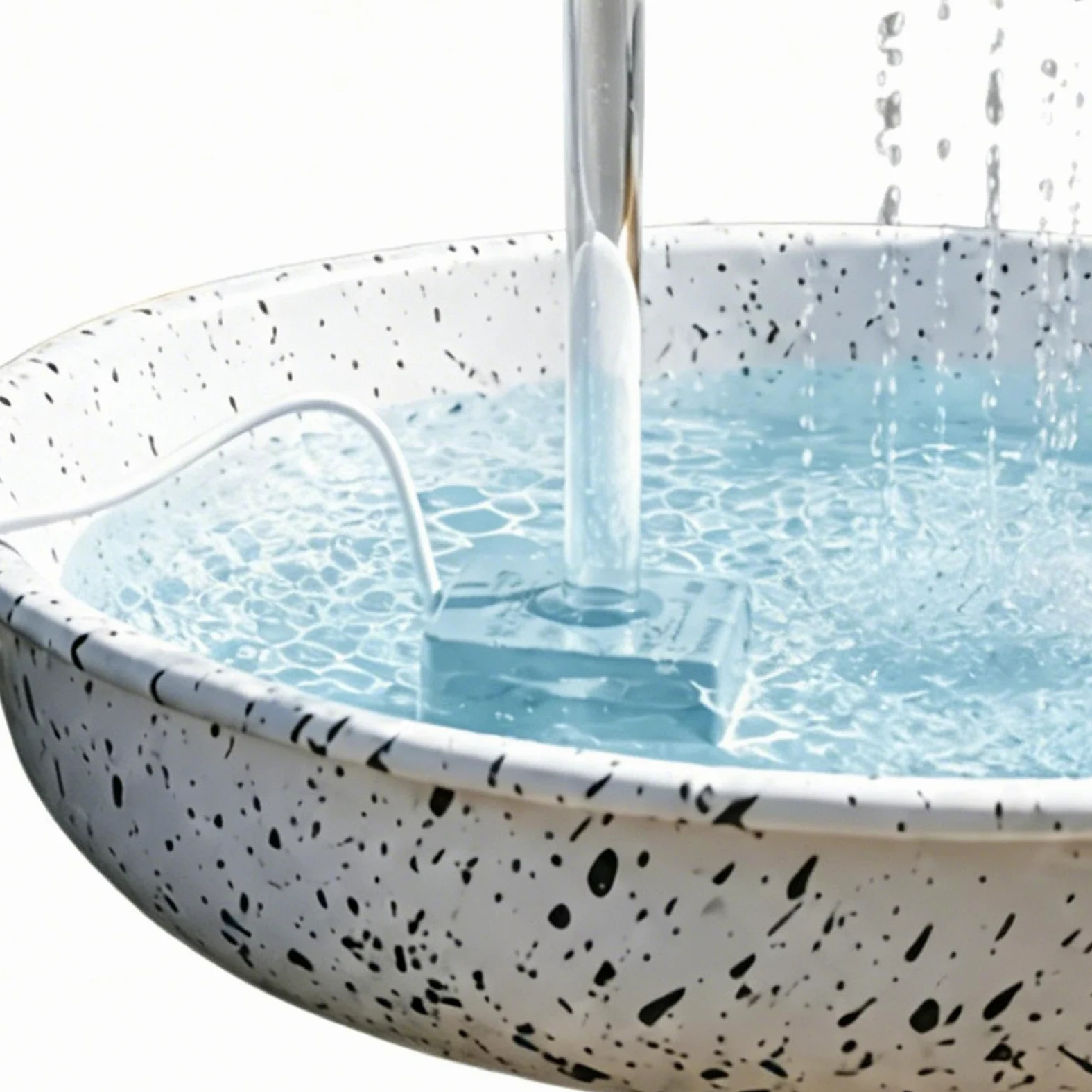 Douche Oiseau Mangeoire Amovible Multifonction pour Perruches | Pour Oiseaux Avec Fontaine À Eau Pour Perruche Calopsitte Perroquet Gris D'Afrique Conure Extérieur Patio Cour Arrière-Cour