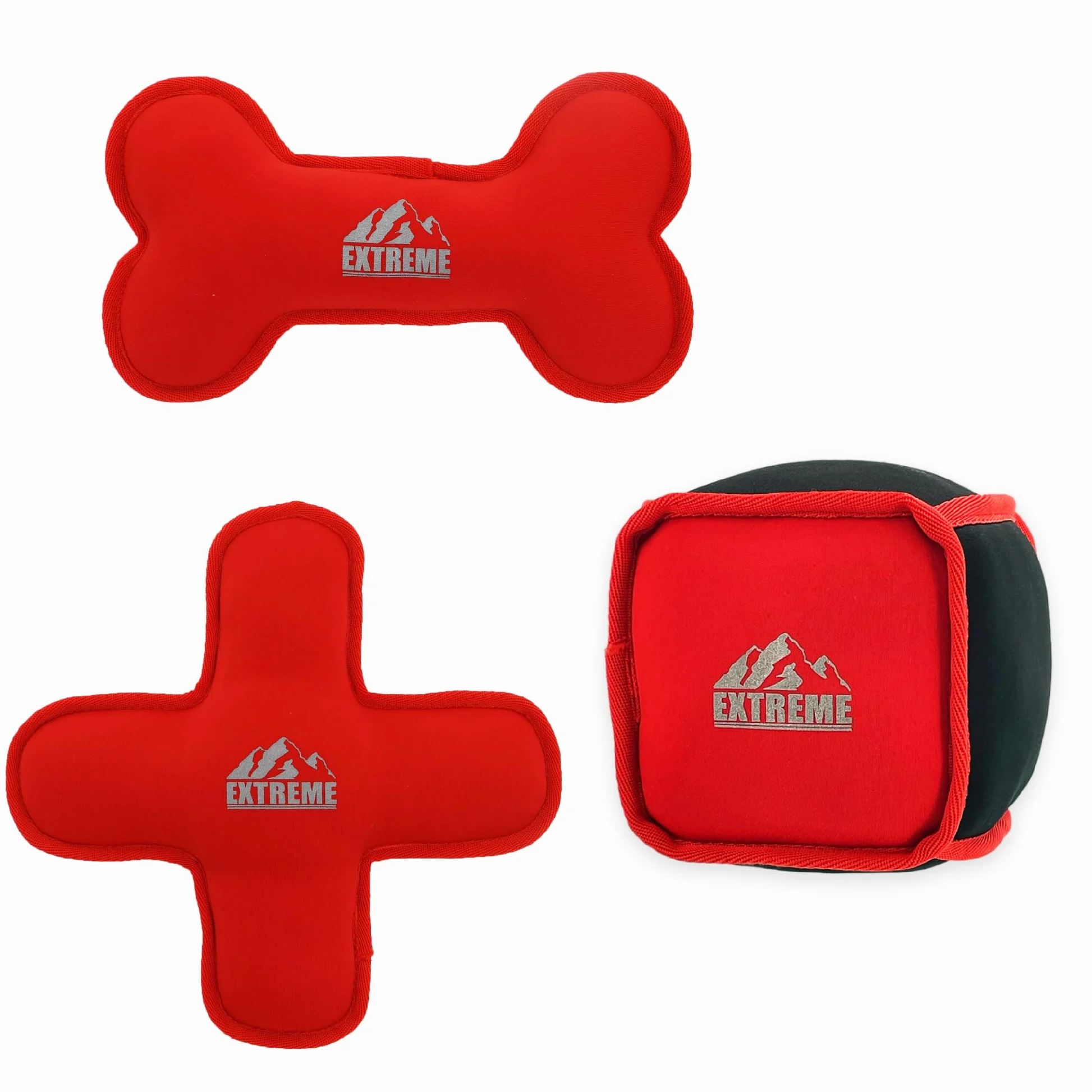 Ancol Lot de 3 Jouets flottants à Double Couche extrêmement durables