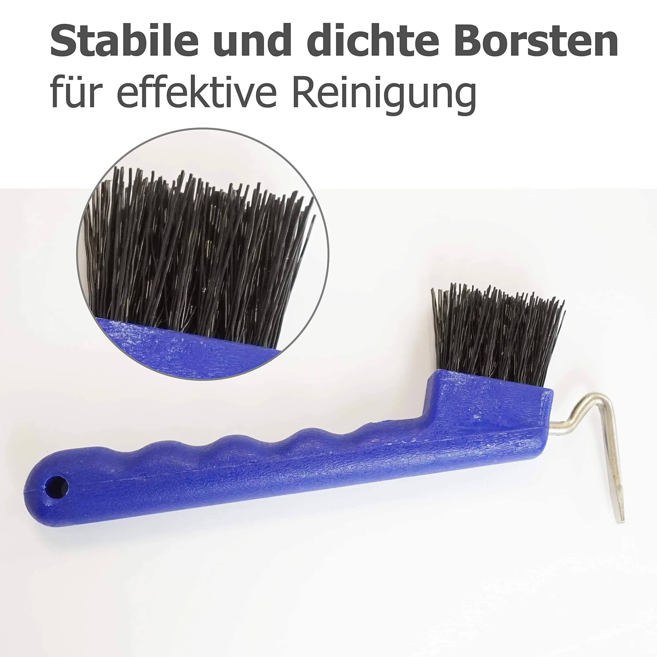 Cure-pied avec brosse pour sabots chevaux ânes chèvres ergonomique solide