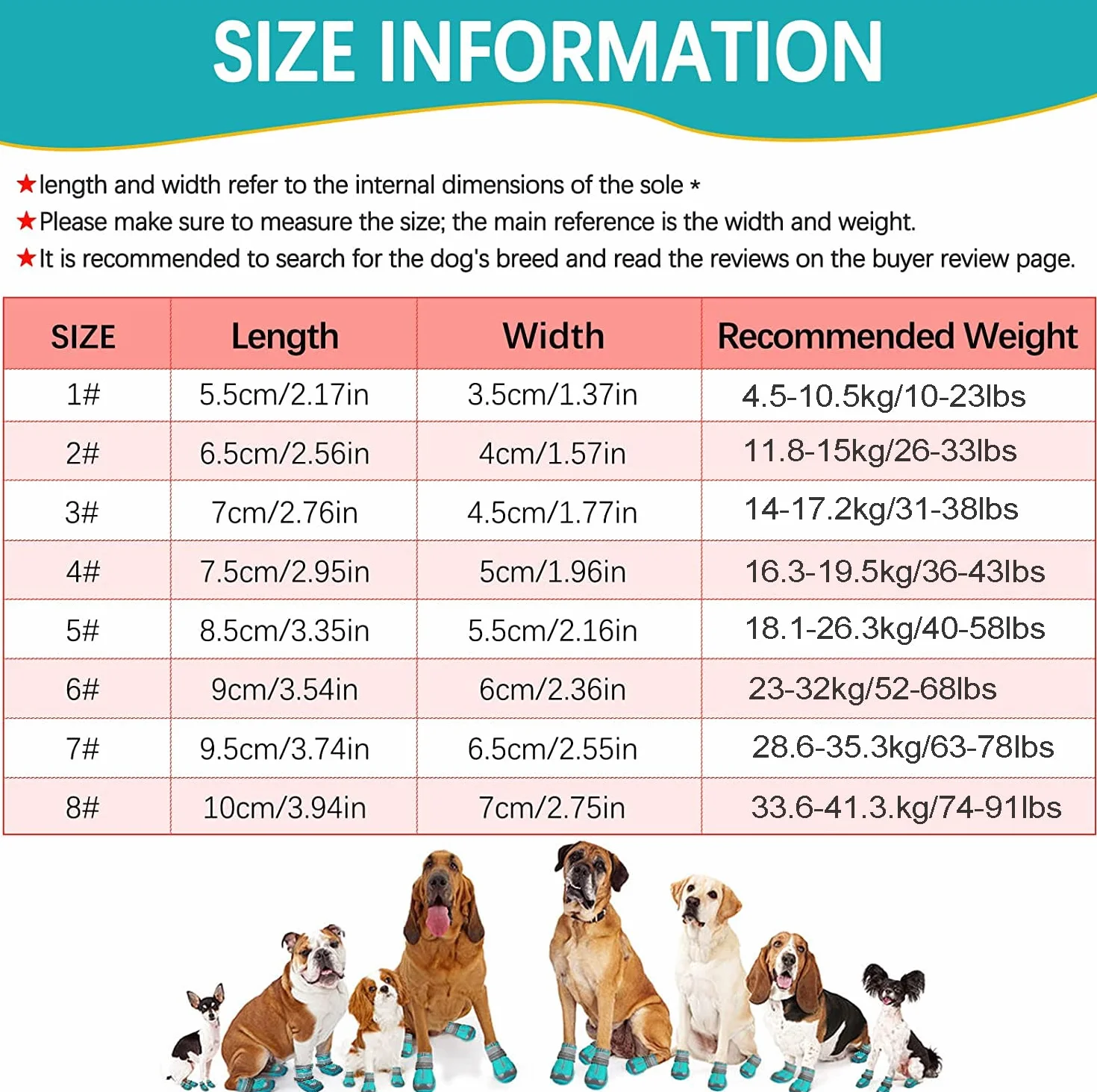 Bottes de Protection pour Chien 4 pcs Chaussures Respirantes avec Sangles Réfléchissantes et Semelle Antidérapante