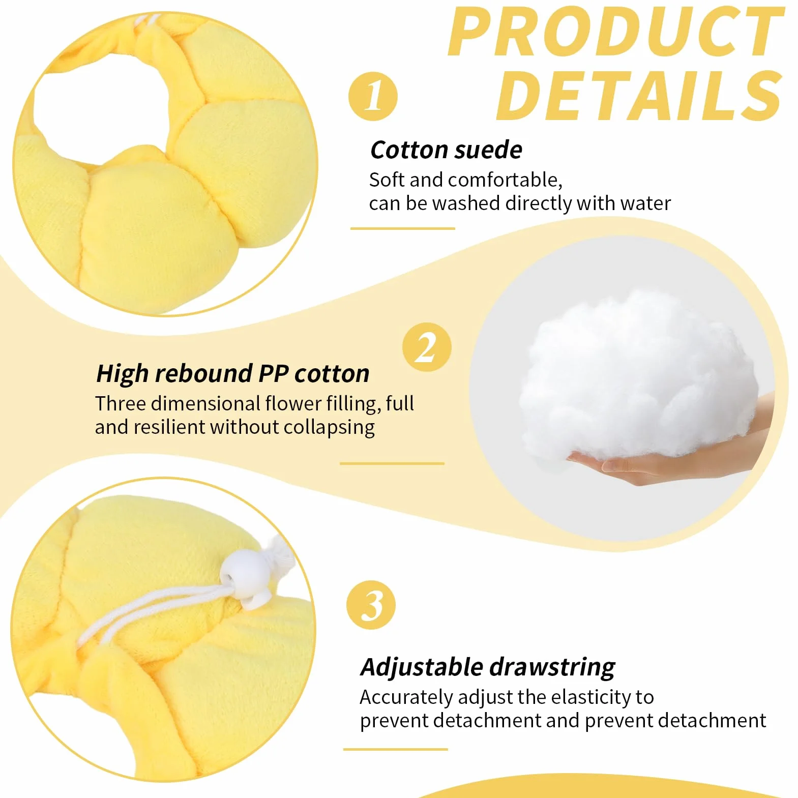 Collier de Protection Ajustable pour Chats en Coton Suédé Respirant, Anti-Léchage Chirurgie, Taille Réglable 14-22cm