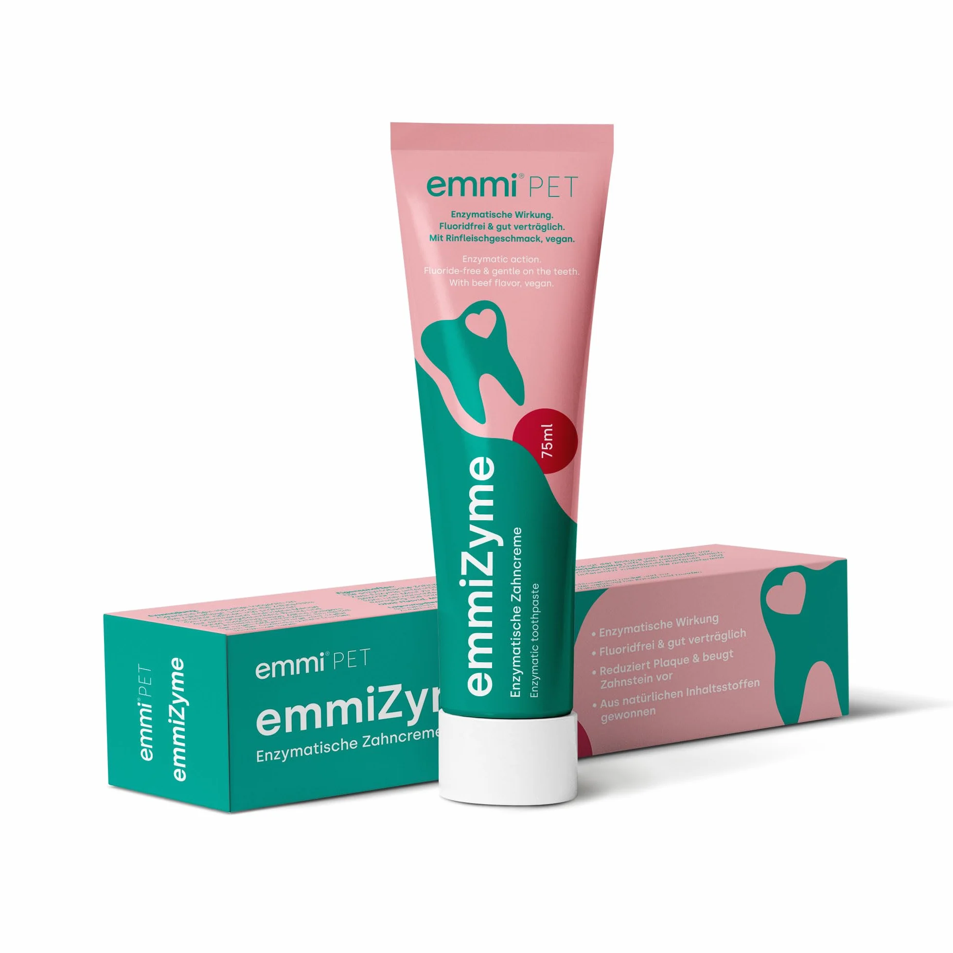 emmi-pet 1x emmi Orozyme Gel de soins dentaires pour chiens et chats avec fonction autonettoyante