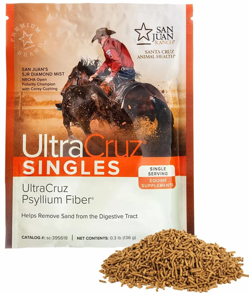 UltraCruz Psyllium pour Chevaux – Complément Fibres en Granulés