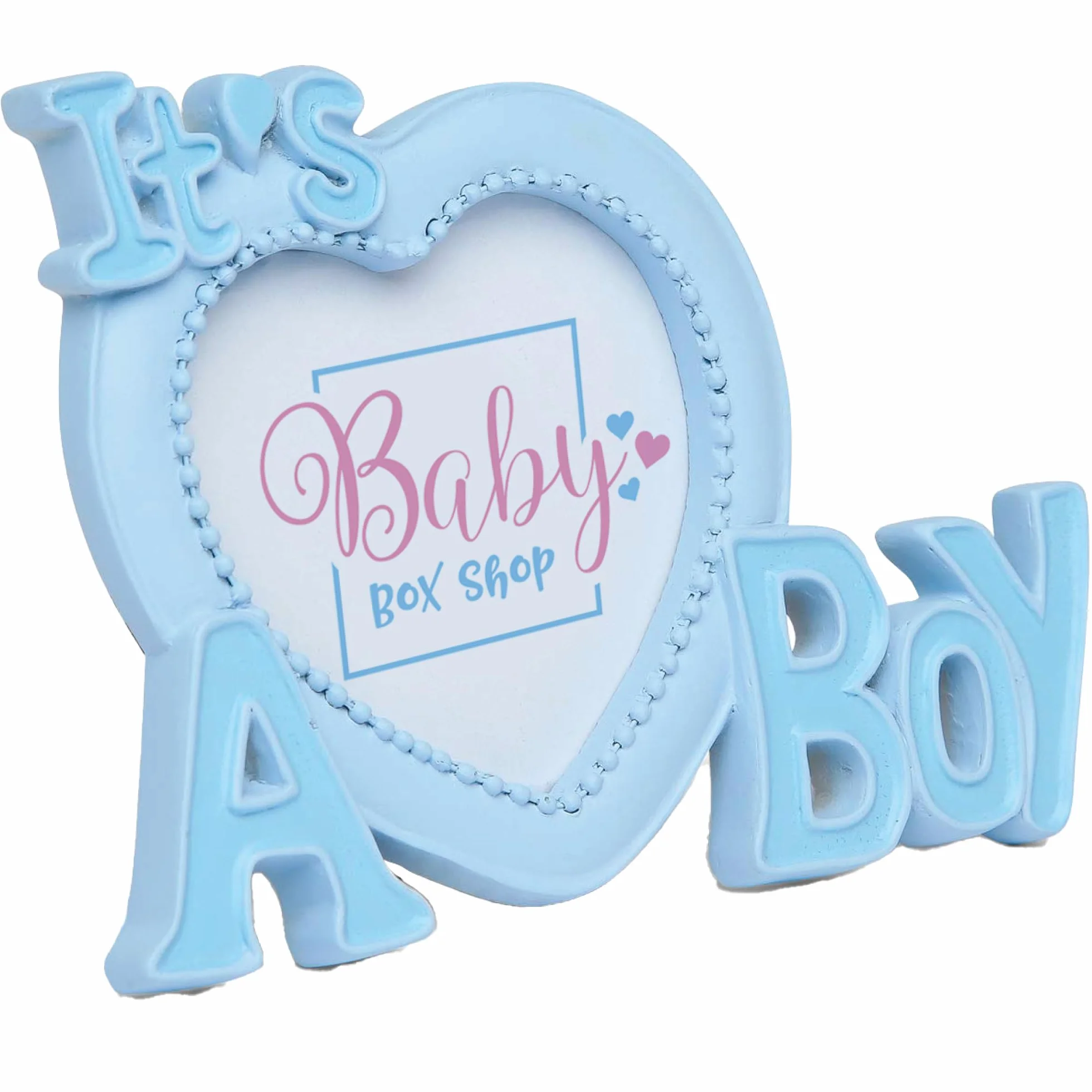 Coffret Naissance Bébé Garçon avec Cadeaux Hochet Cadre Photo Linge Mousseline Bavoir Chaussettes Mitaines Bonnet