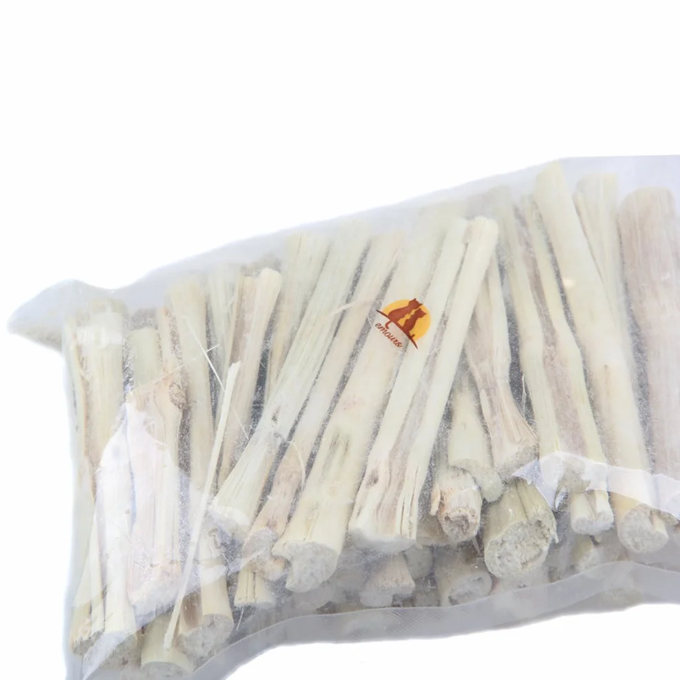 Bâtons de bambou naturel à mâcher pour lapins, rongeurs (500 g)