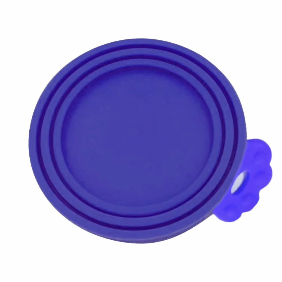 Couvercles Silicone de Conserve, Coque en Silicone pour Animal Domestique Peut Couvertures, Pet Food Can Lids, 3 en 1 Couvercle Boite Conserve Chat, Pour des Tailles Multiples