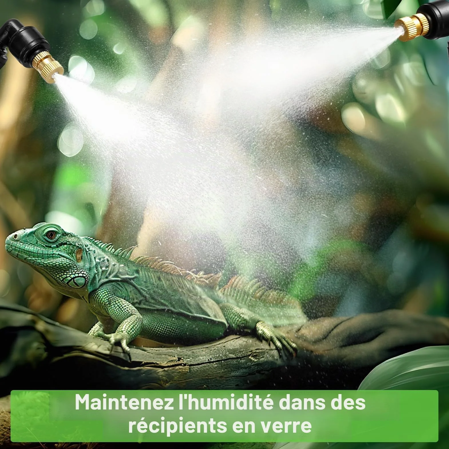 Humidificateur Intelligent pour Terrarium - Brumisateur Reptiles, Amphibiens