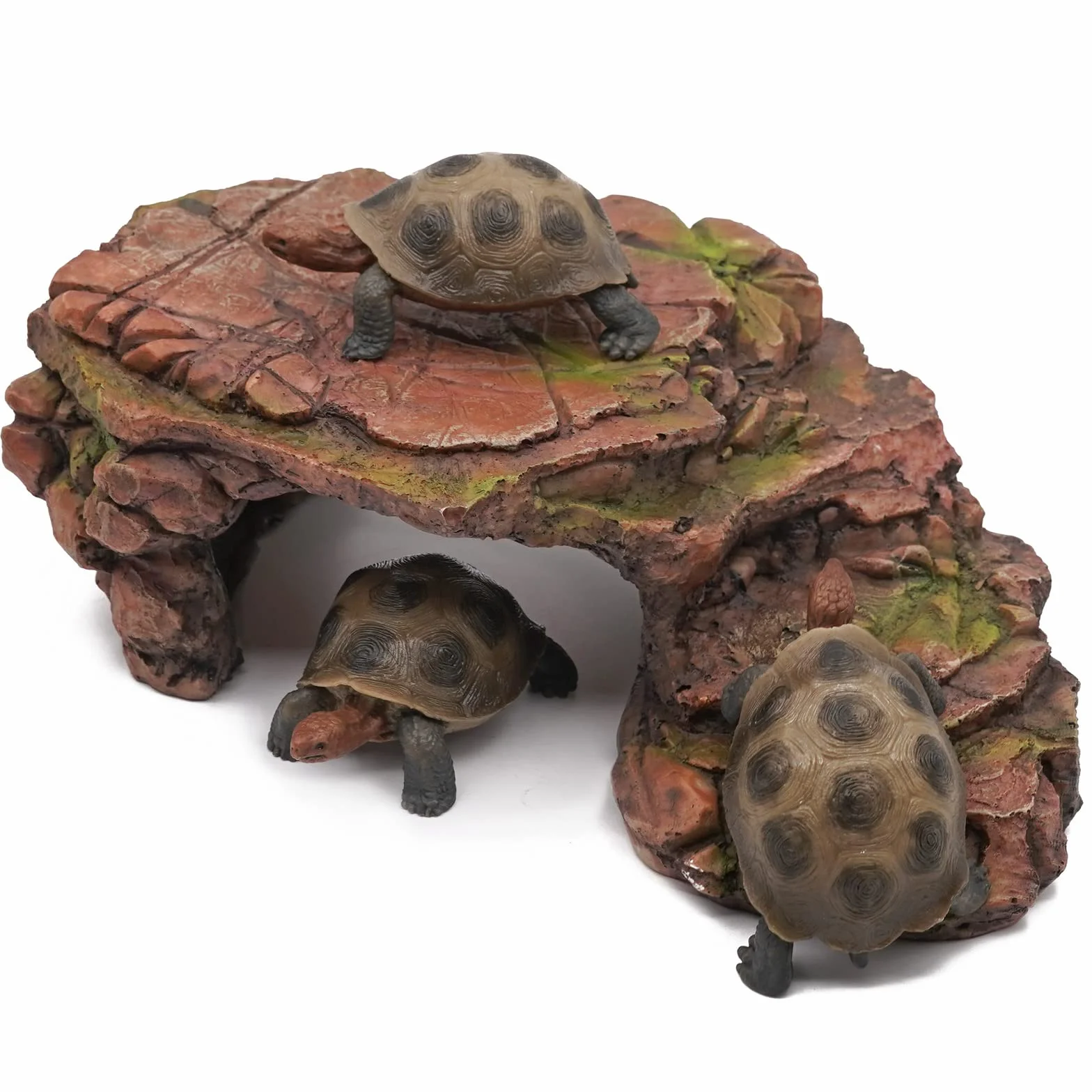 Abri Pour Tortue Caverne Reptiles Gecko Plateforme Rampes Accessoire Tortue Terrestre