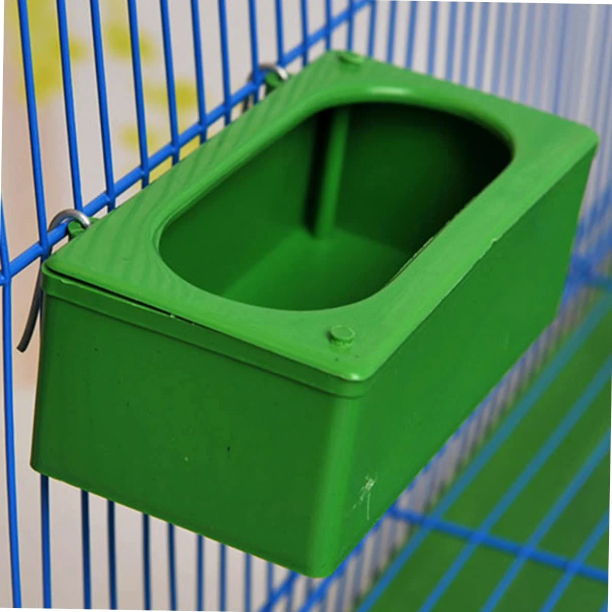 Mangeoire à Pigeons Plastique Vert Anti-éclaboussures, Lot de 10 | Facile à Remplir Nettoyer, Usage Maison ou Boutique, pour Calopsitte et Oiseau de Compagnie