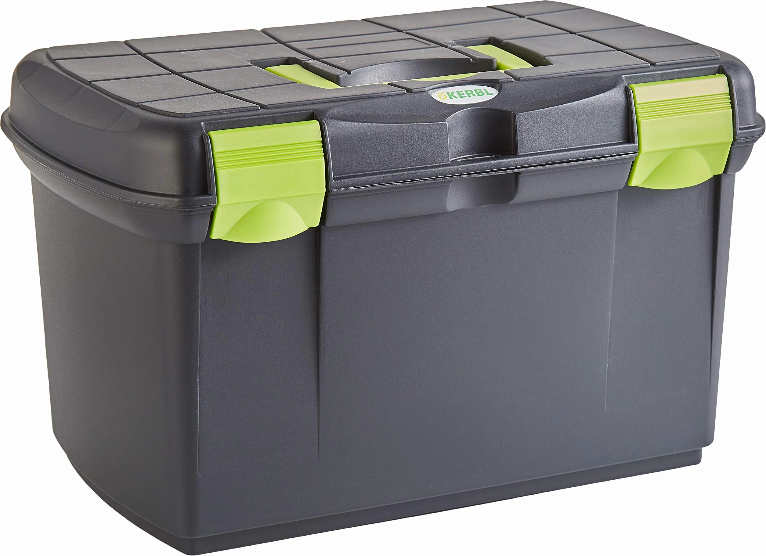 Kerbl Arezzo Coffre de Pansage pour Cheval Noir/Pistache