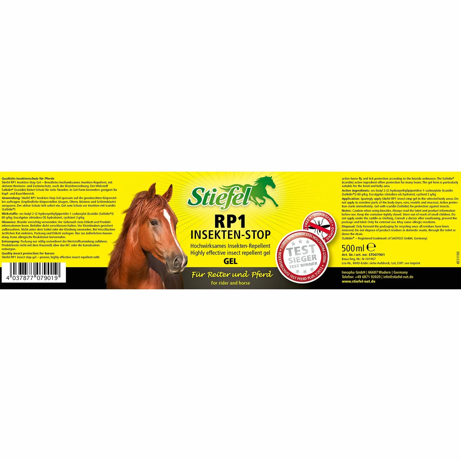 Stiefel RP1 Gel, 500 ml
