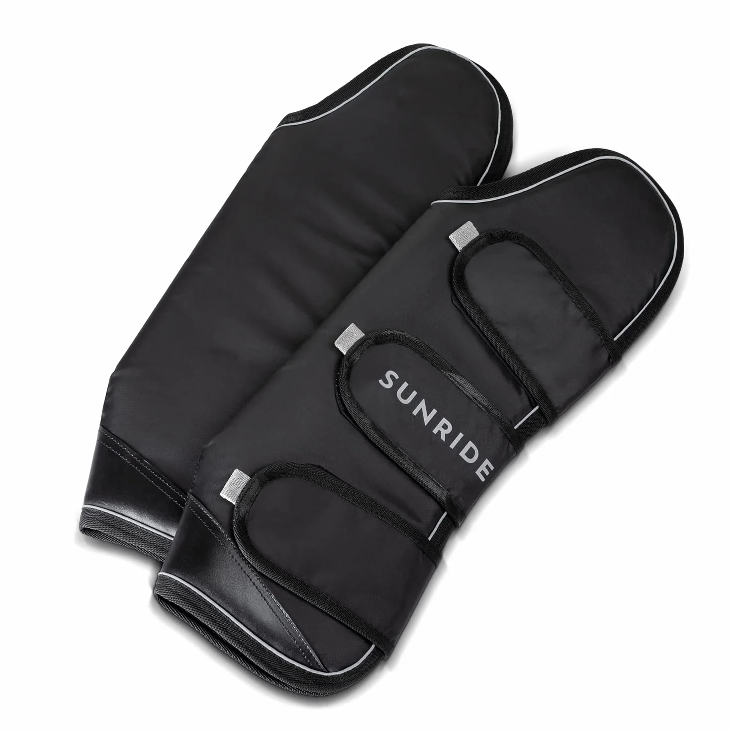 Guêtres de transport pour chevaux SUNRIDE Lot de 4 – Imperméables, respirantes, bandes réfléchissantes