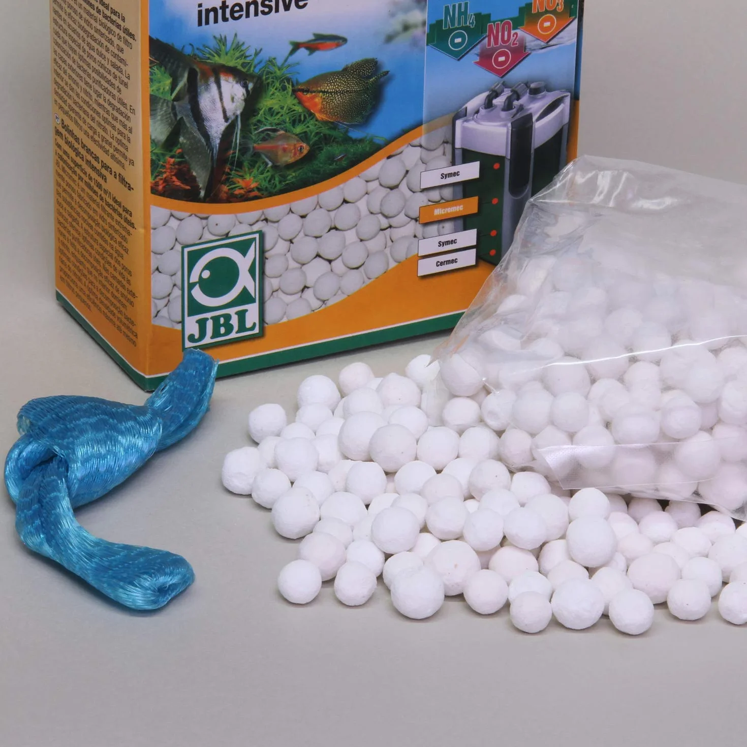 JBL Micromec billes de filtration en verre fritté pour aquarium