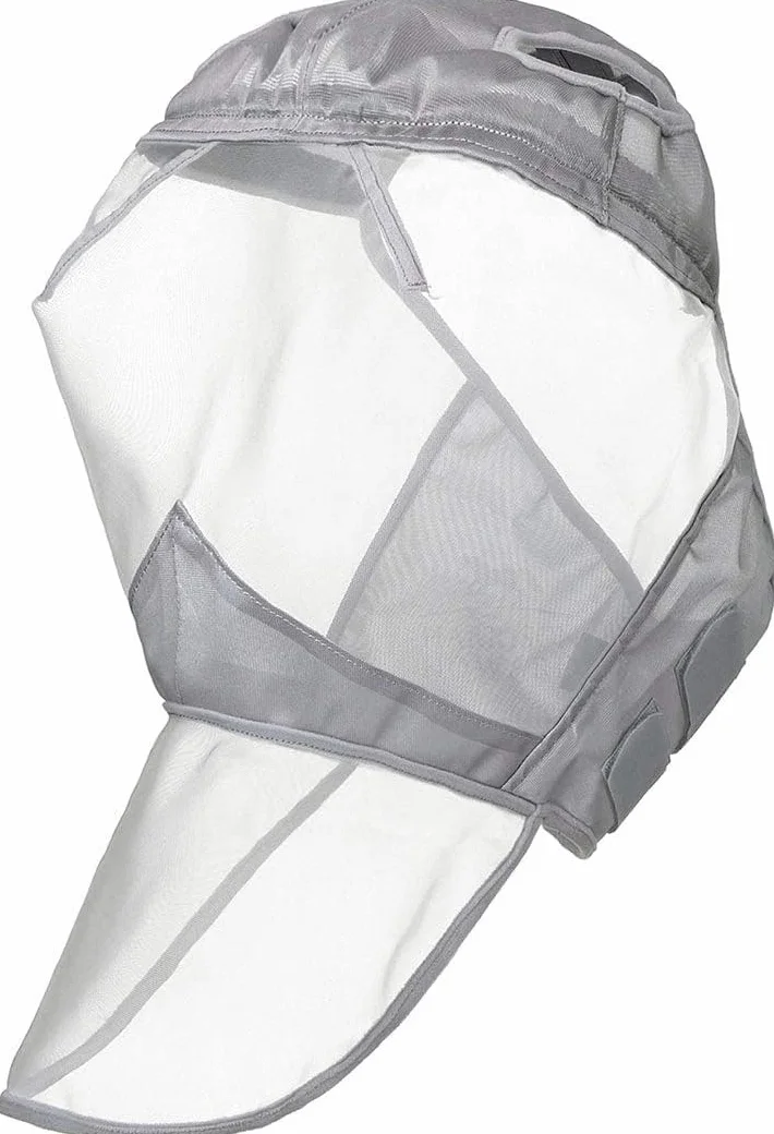 Harrison Howard CareMaster Masque Anti-Mouches Protection Anti-UV Cheval Naseaux Argent XL