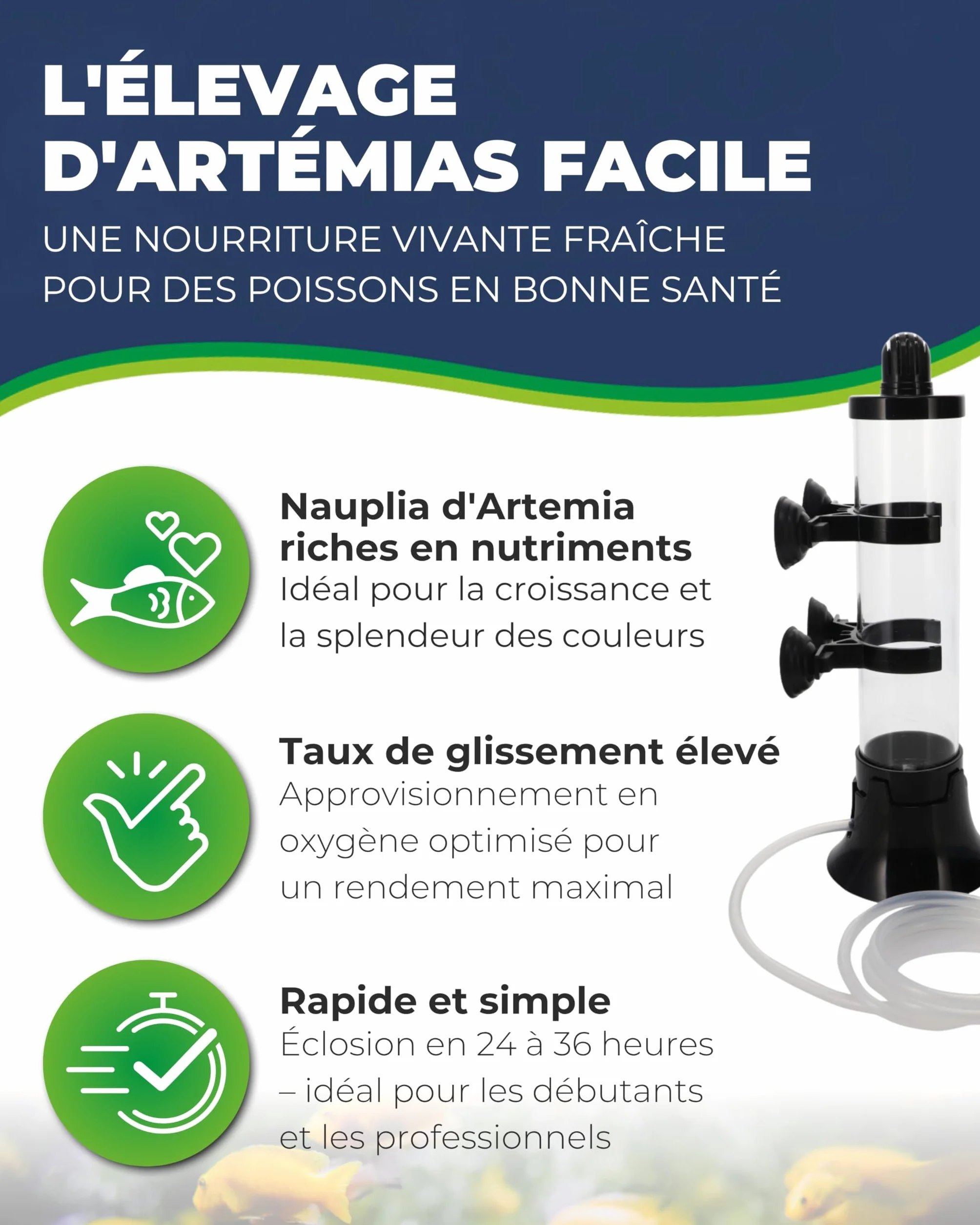 Station d'élevage Hobby Artemia Easy Breeder pour écrevisses Artemia