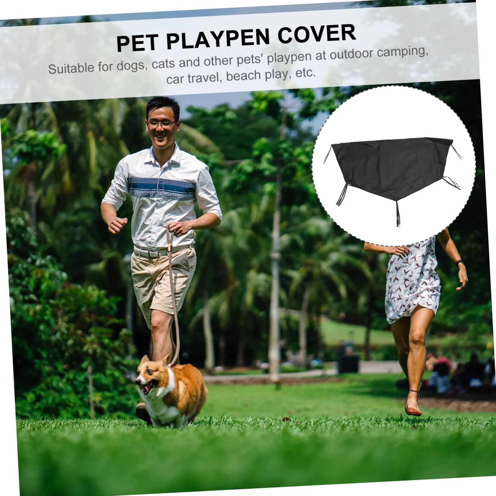 YARNOW Housse de Protection pour Chenil Couverture Étanche Anti-UV Confort Extérieur
