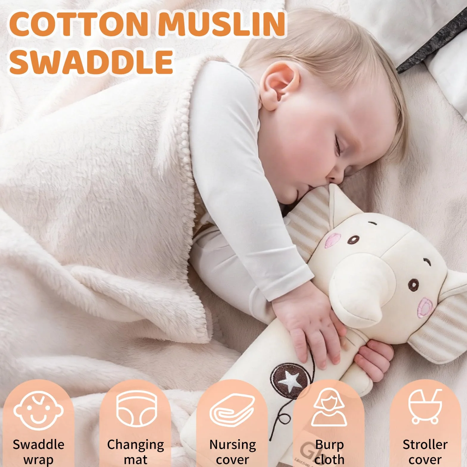 Ensemble cadeau bébé nouveau-né avec body doudou bavoir chaussettes hochet boîte souvenir cartes baby shower