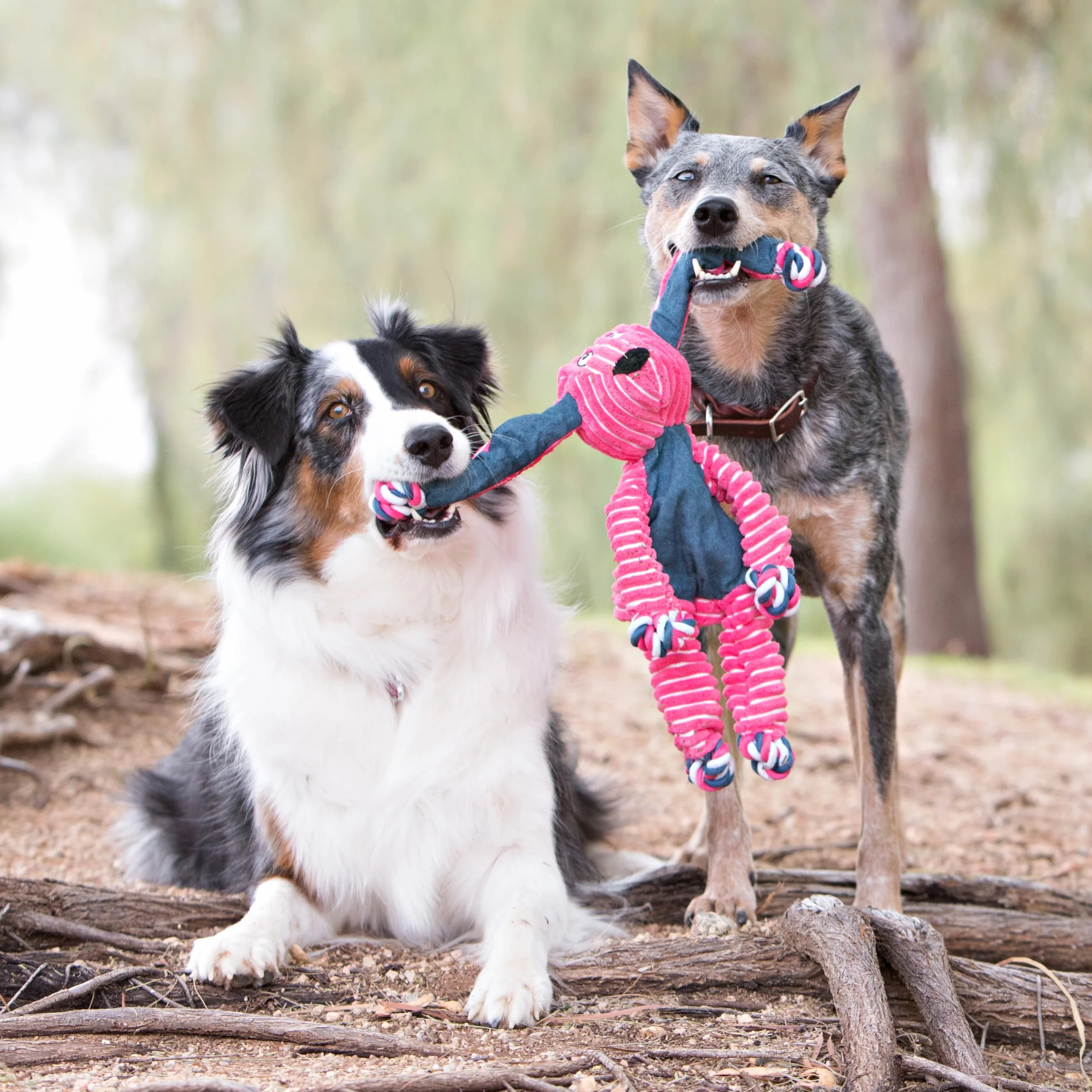 KONG Floppy Knots Jouet pour Chien en Corde Nouée Éléphant