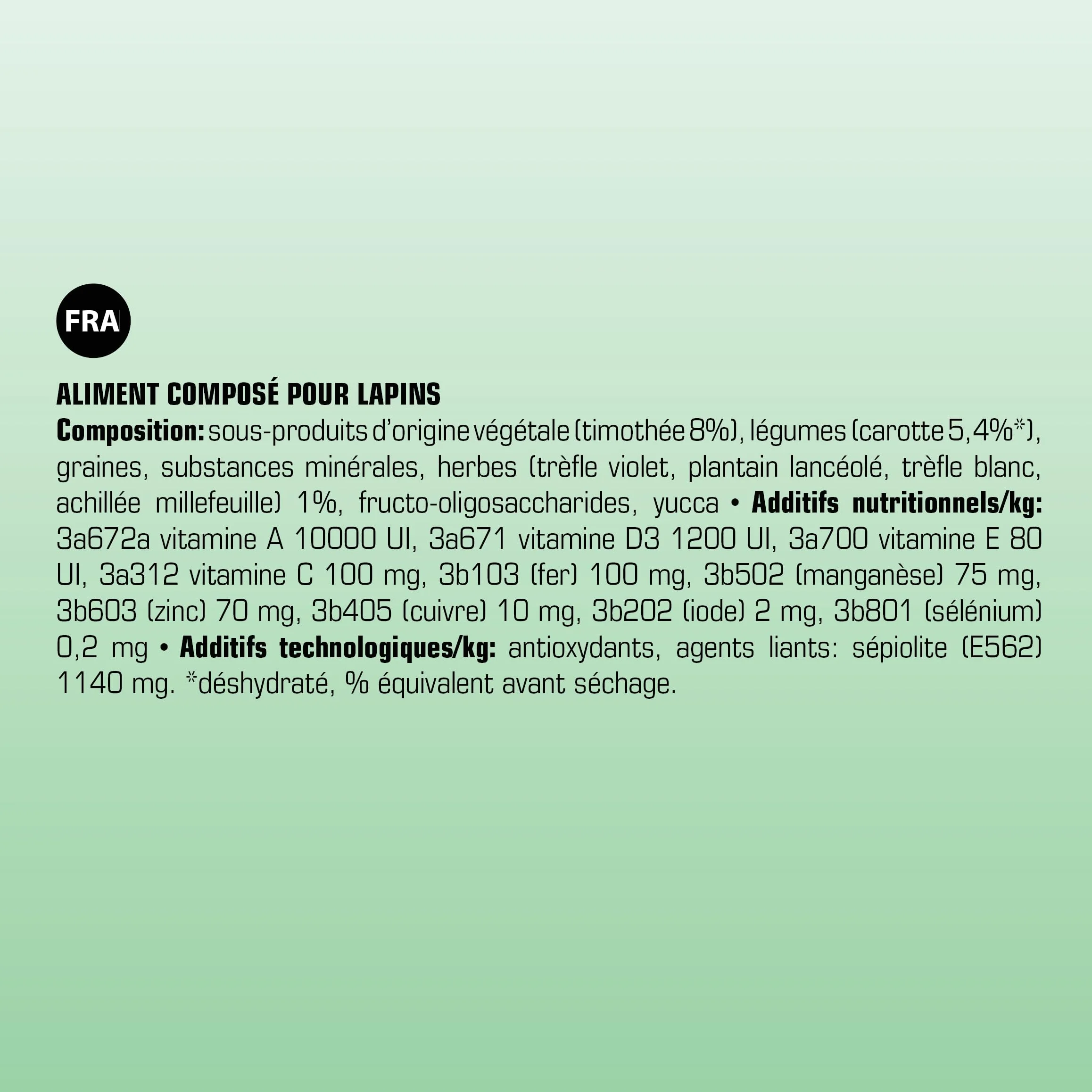 VERSELE-LAGA Complete Cuni Adult Extrudés Tout-en-Un pour Lapins 3 kg