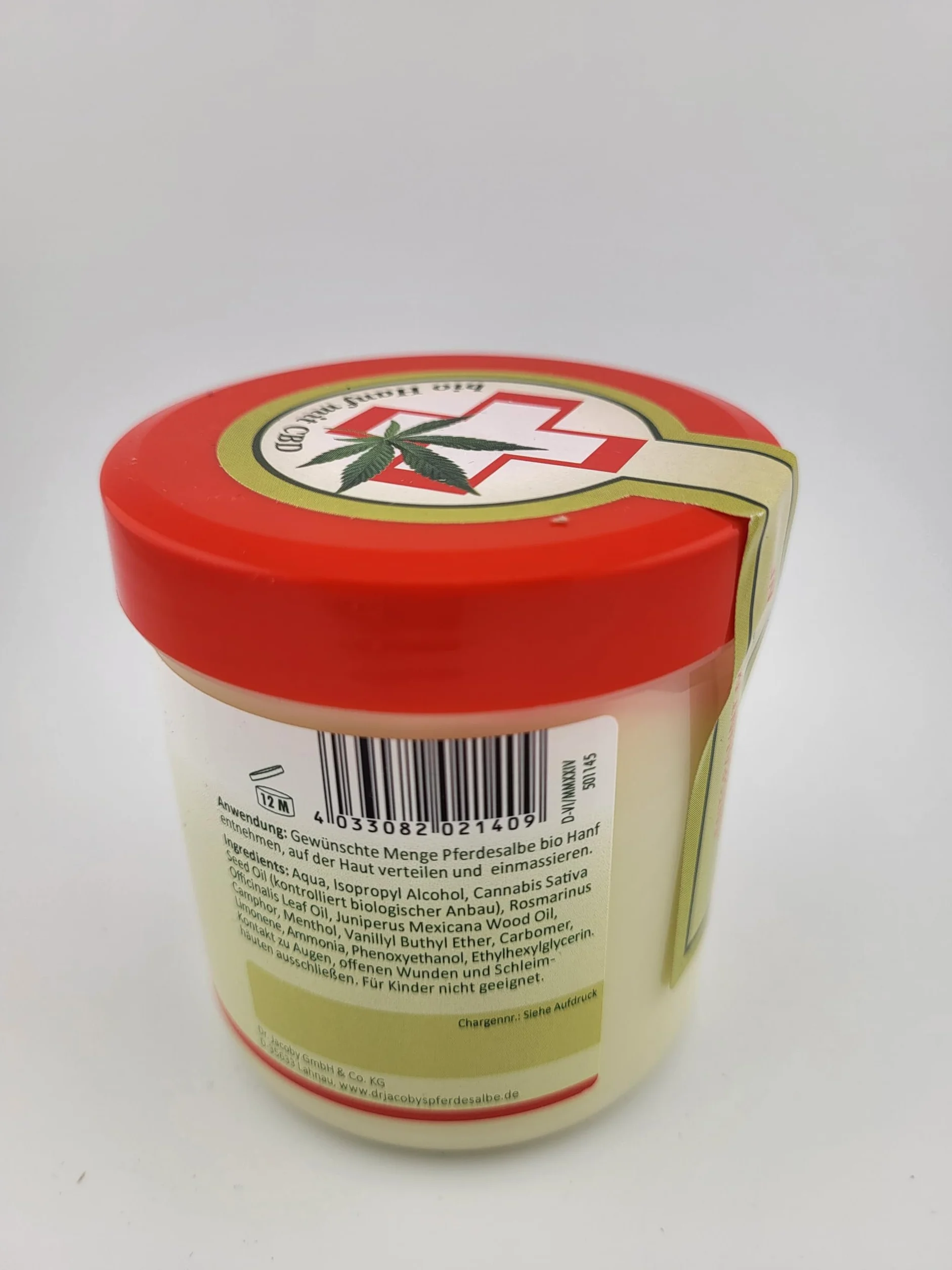 Dr. Jacoby Lot de 2 baumes pour cheval au chanvre bio 200 ml