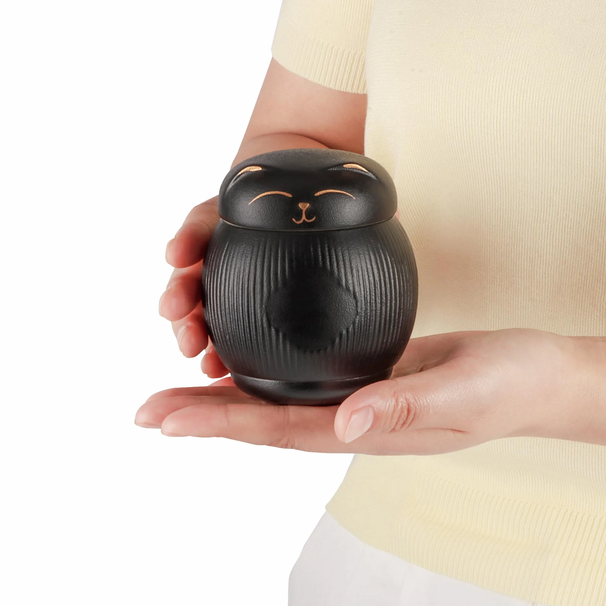 Urne en céramique pour chat - Urne funéraire pour animaux de compagnie - 170 ml