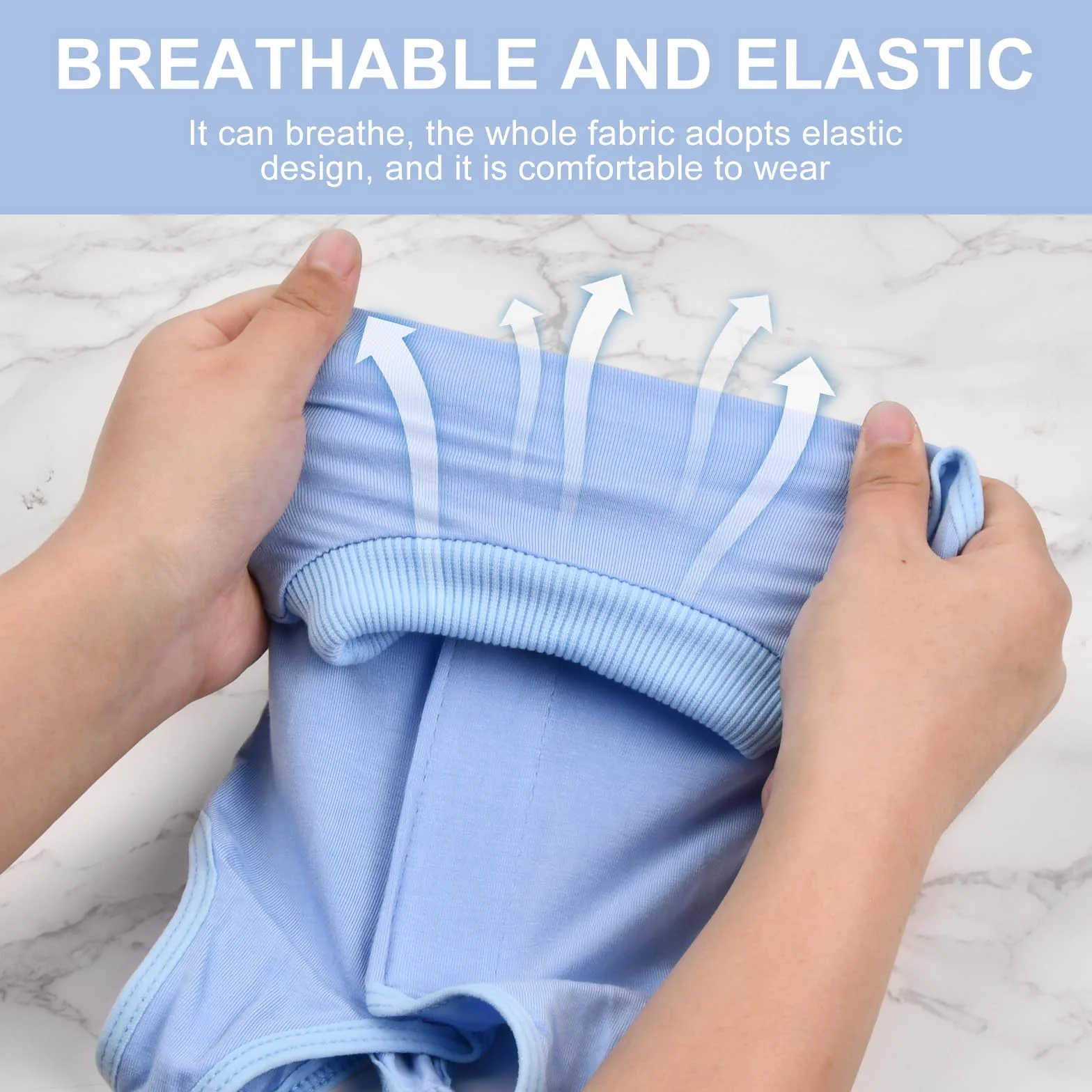 Combinaison de Récupération Anti Léchage pour Chat - Protection Plaies Abdominales (Medium, Rose)