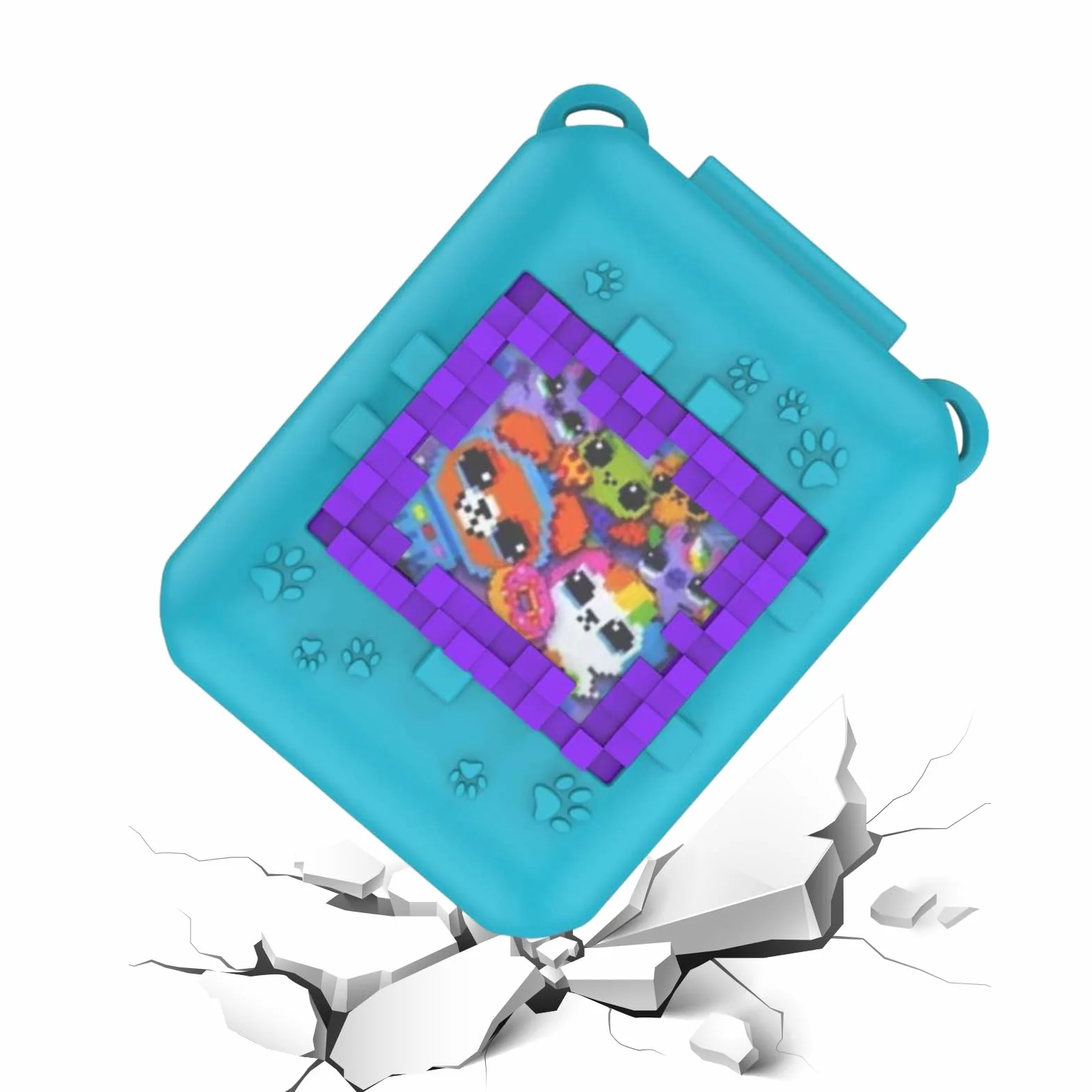 Étui portable en silicone pour animal de compagnie numérique Bitze-e - Housse de protection