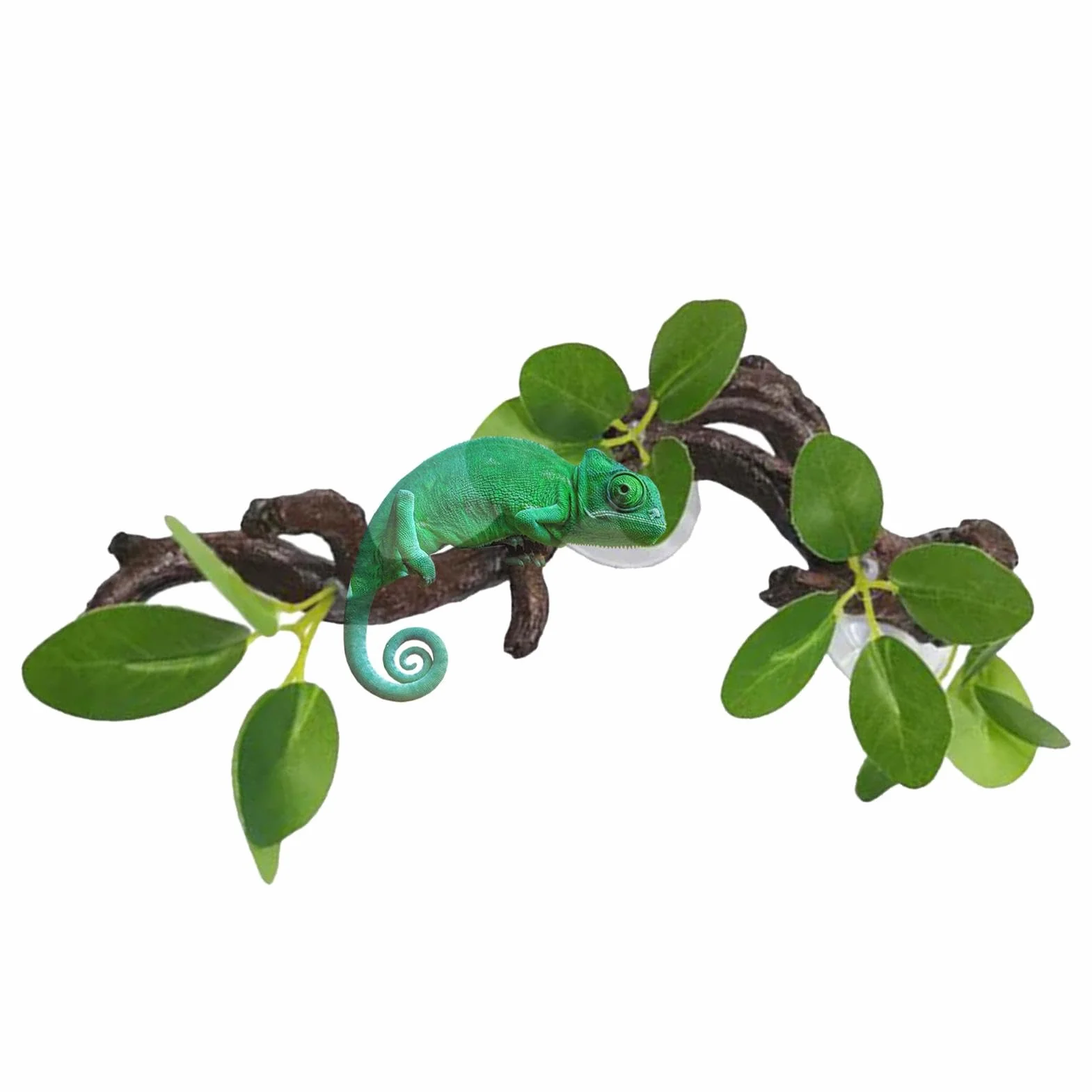 Branches pour Reptiles, Branches de Reptiles, Suction Cup Reptile Log | d'enrichissement, décoration d'enceinte de Serpents, décoration de Terrarium de Serpent pour lézards,